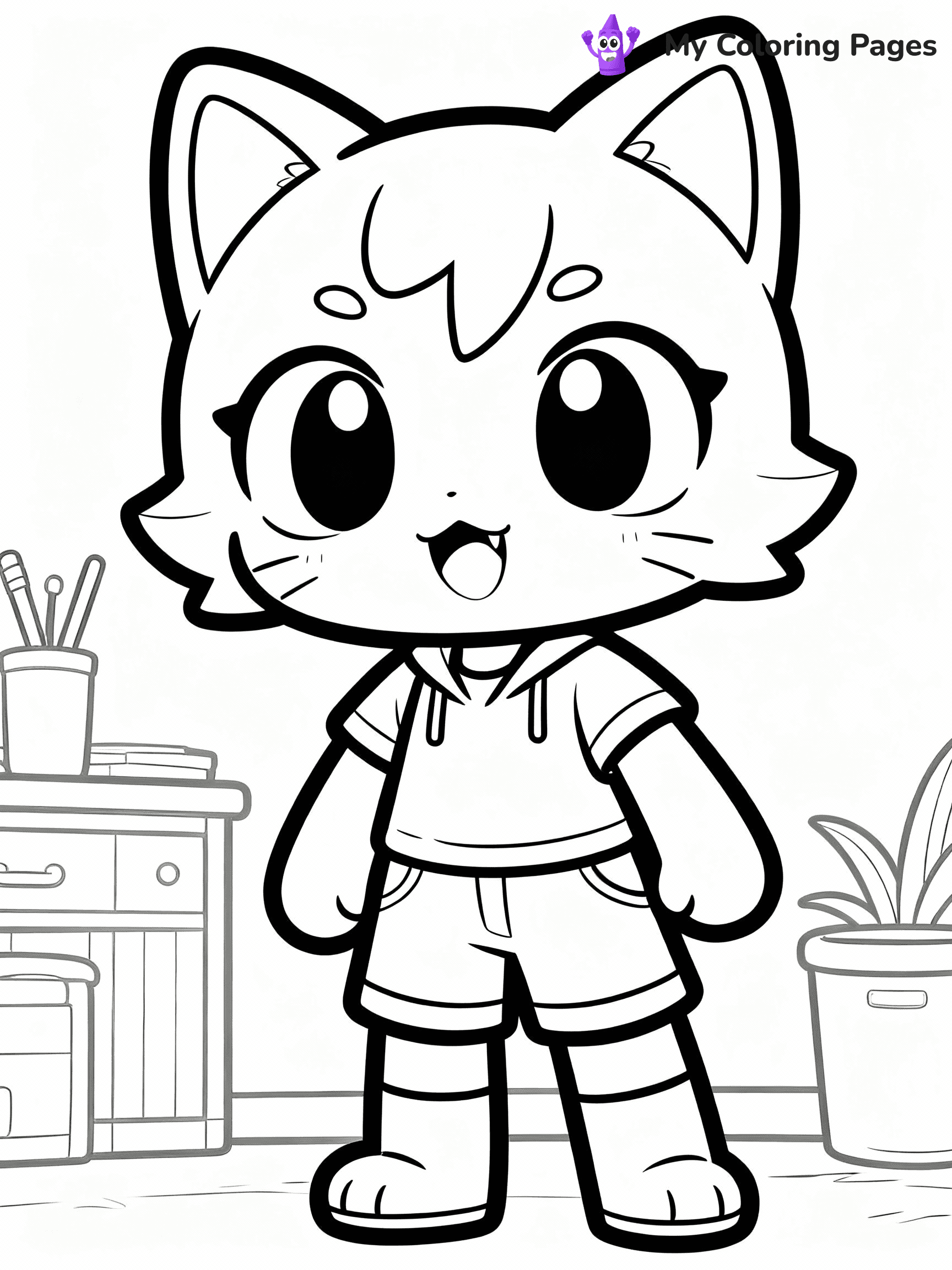 Aphmau Coloring Pages - 24