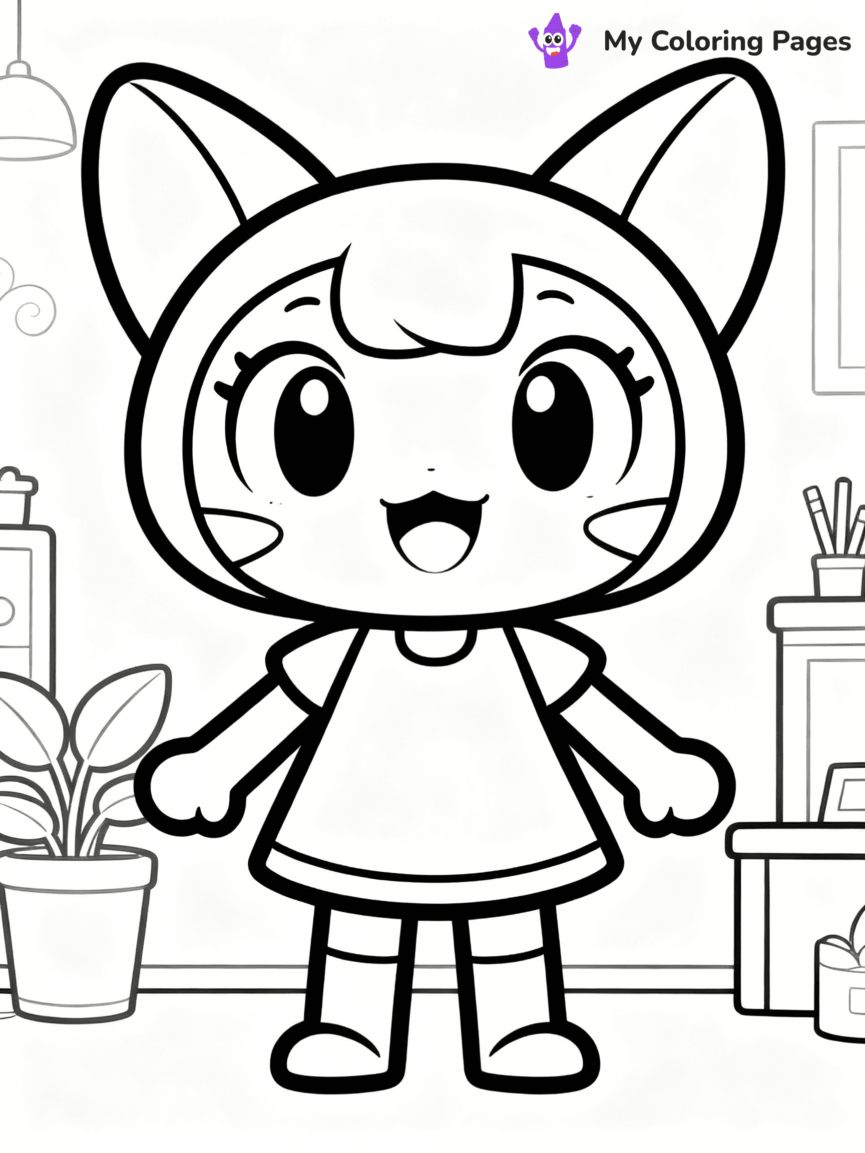 Aphmau Coloring Pages - 19