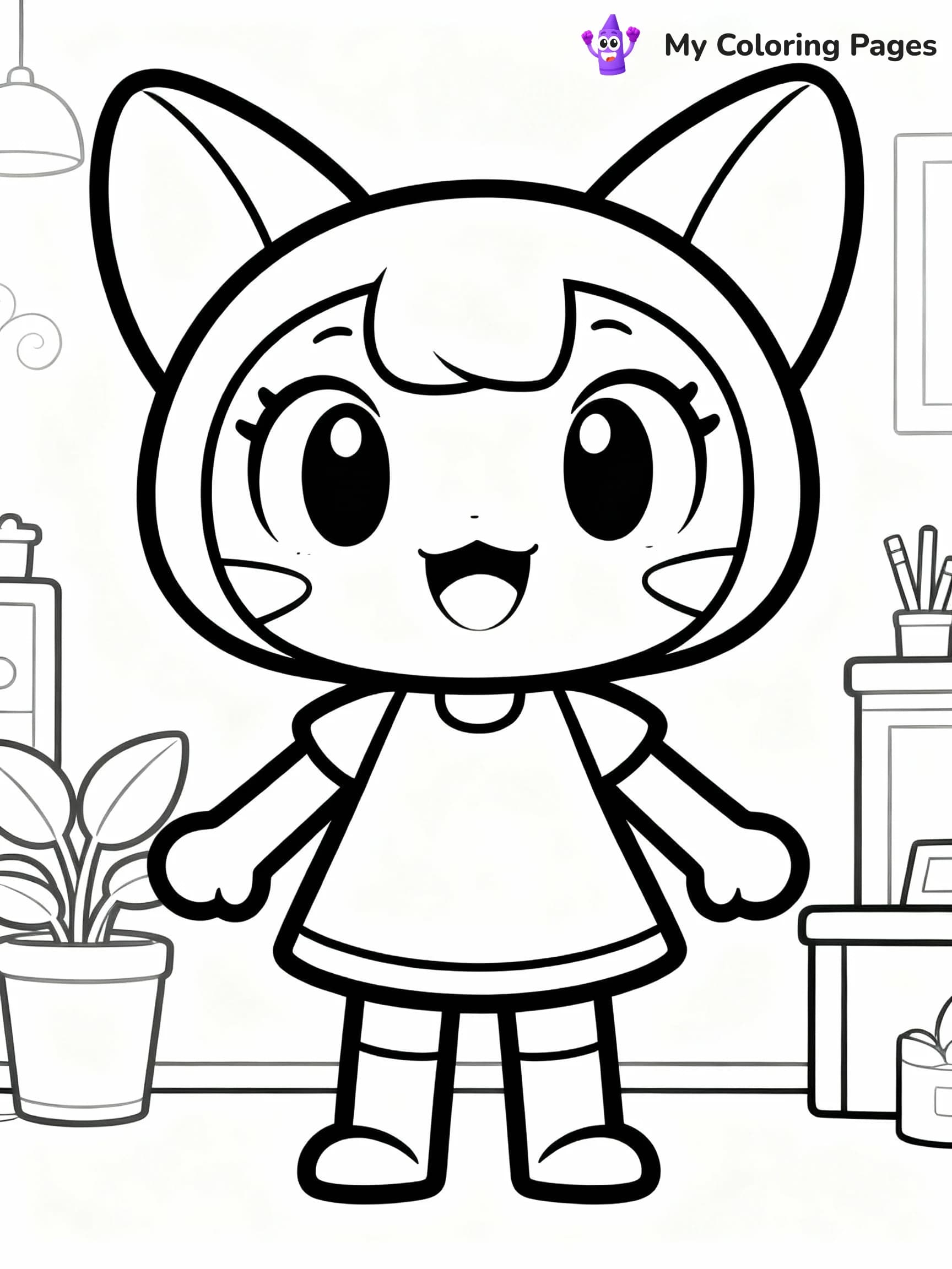 Aphmau Coloring Pages - 19