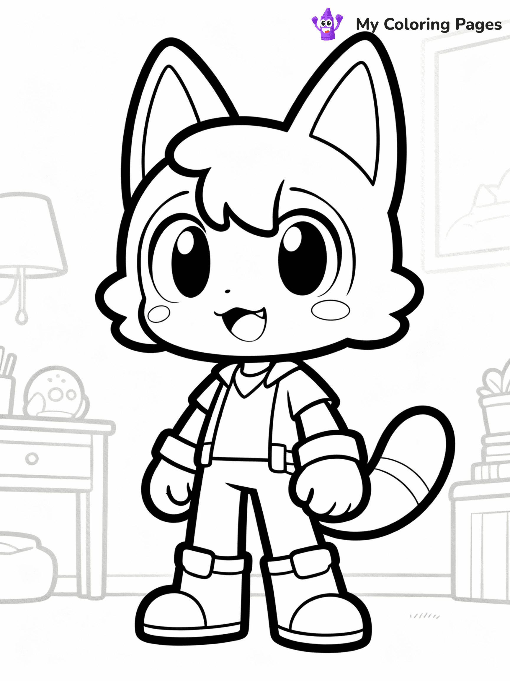 Aphmau Coloring Pages - 18