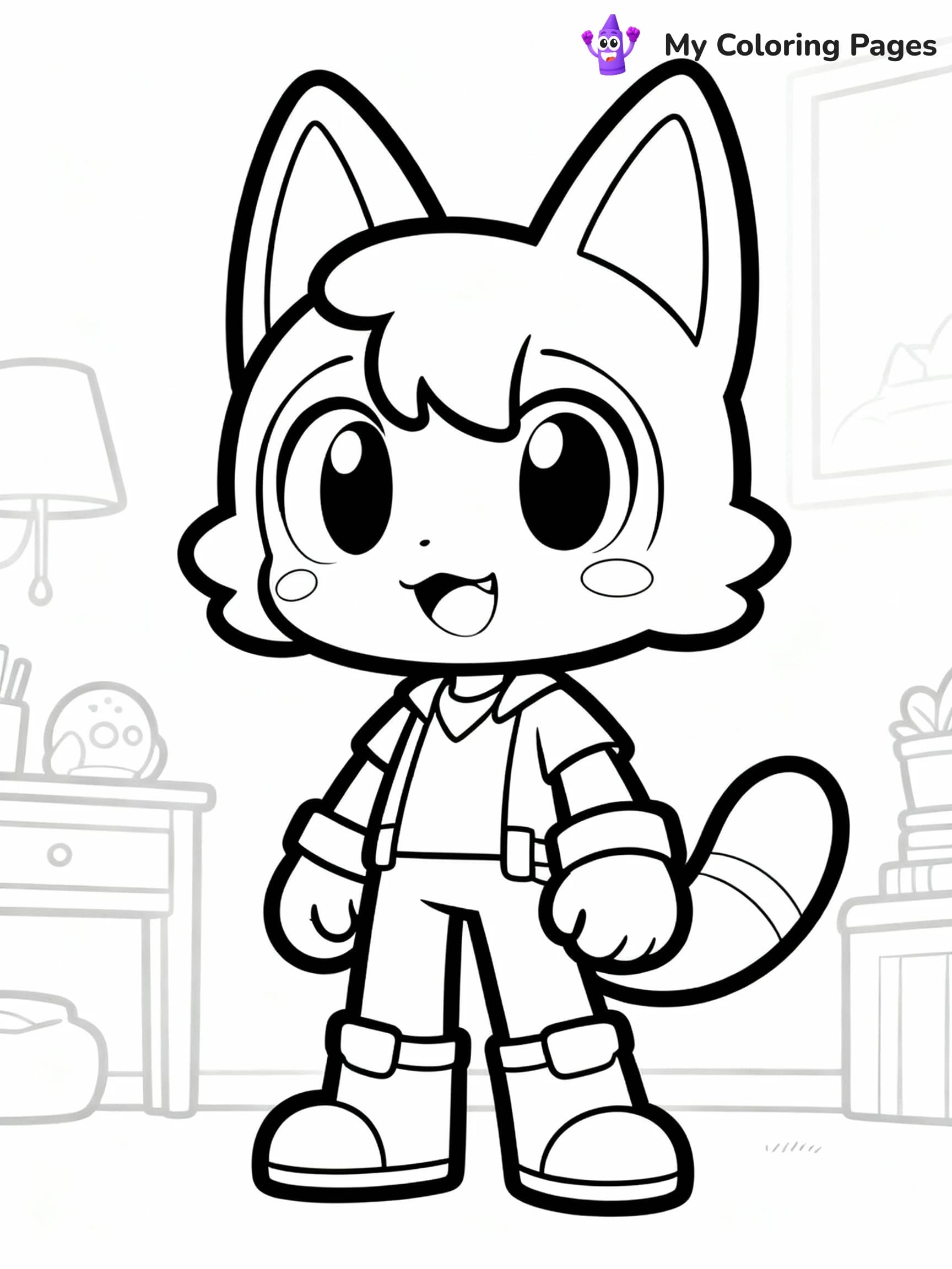 Aphmau Coloring Pages - 18
