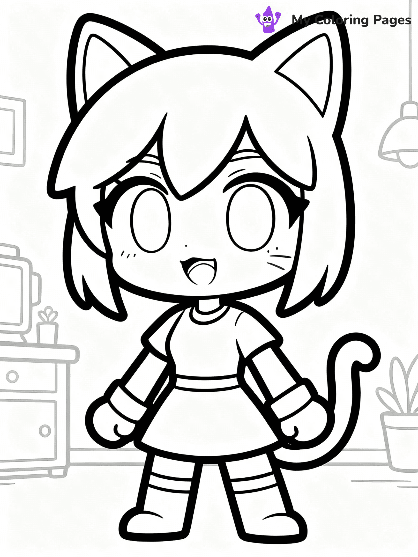 Aphmau Coloring Pages - 16
