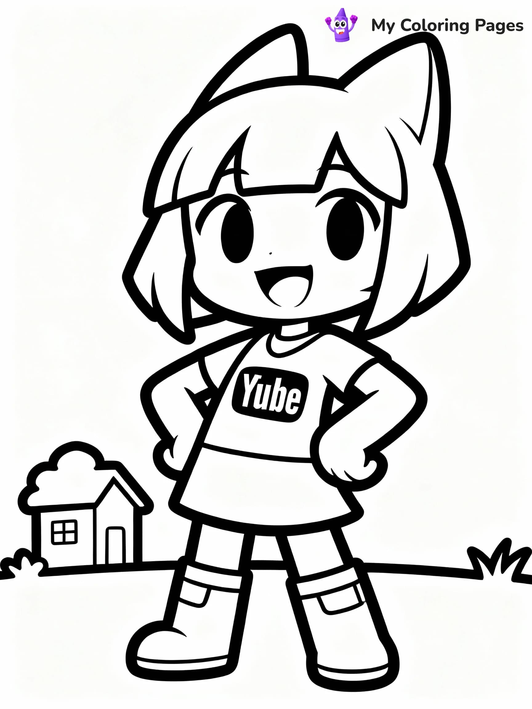 Aphmau Coloring Pages - 13