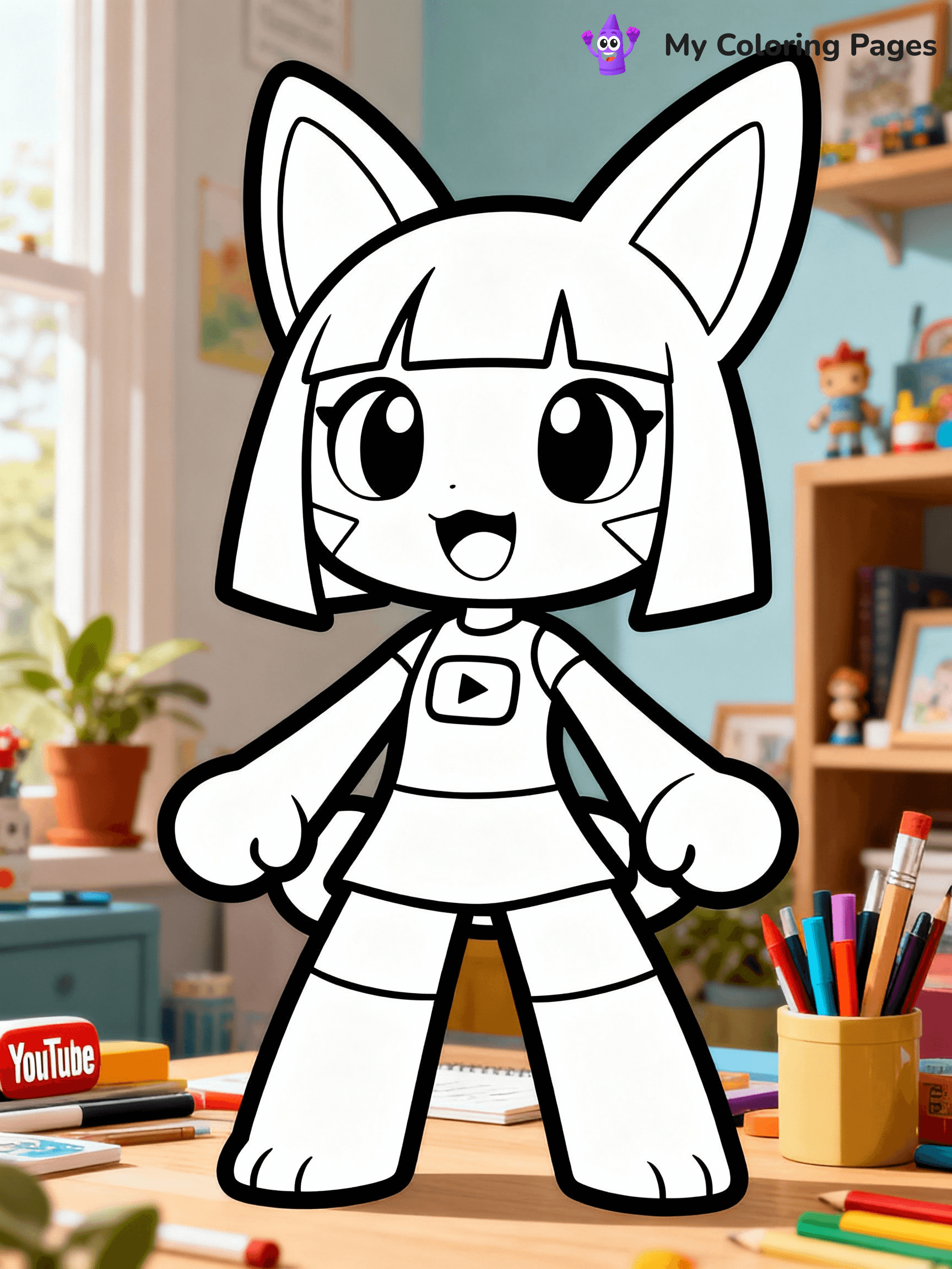 Aphmau Coloring Pages - 12