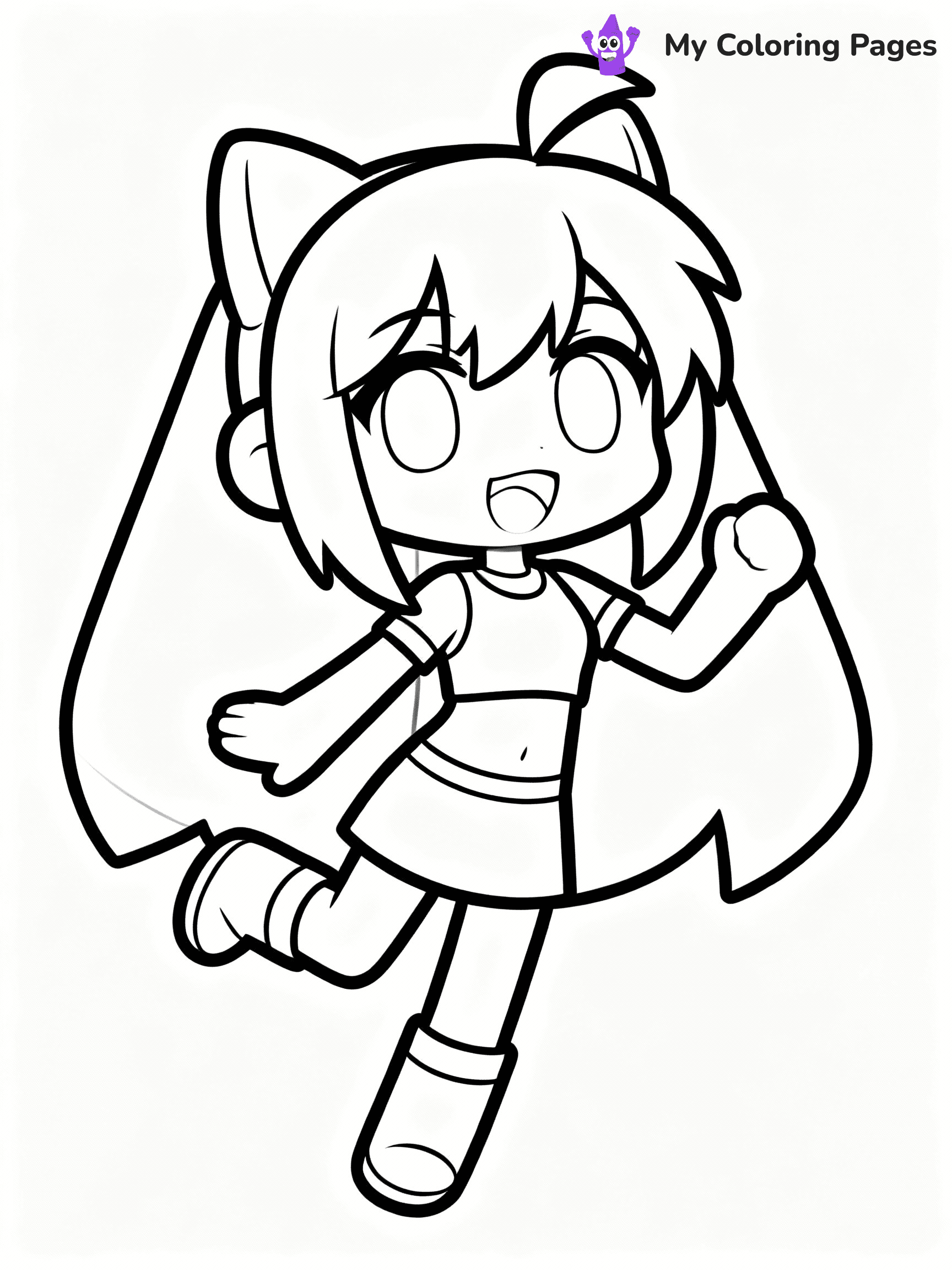 Aphmau Coloring Pages - 9