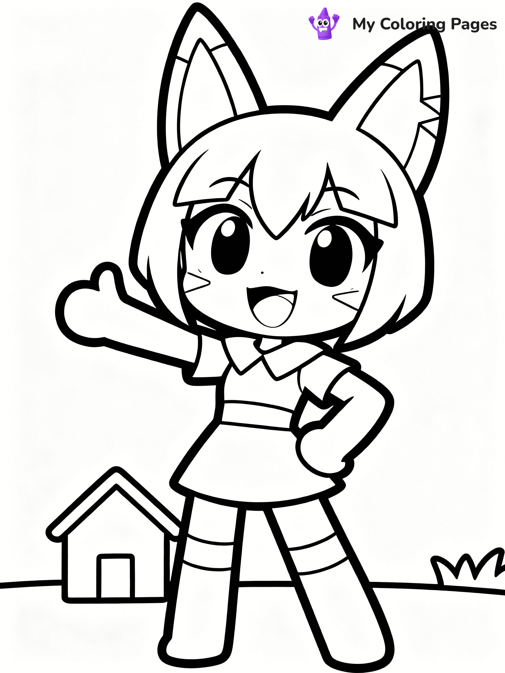 Aphmau Coloring Pages - 8