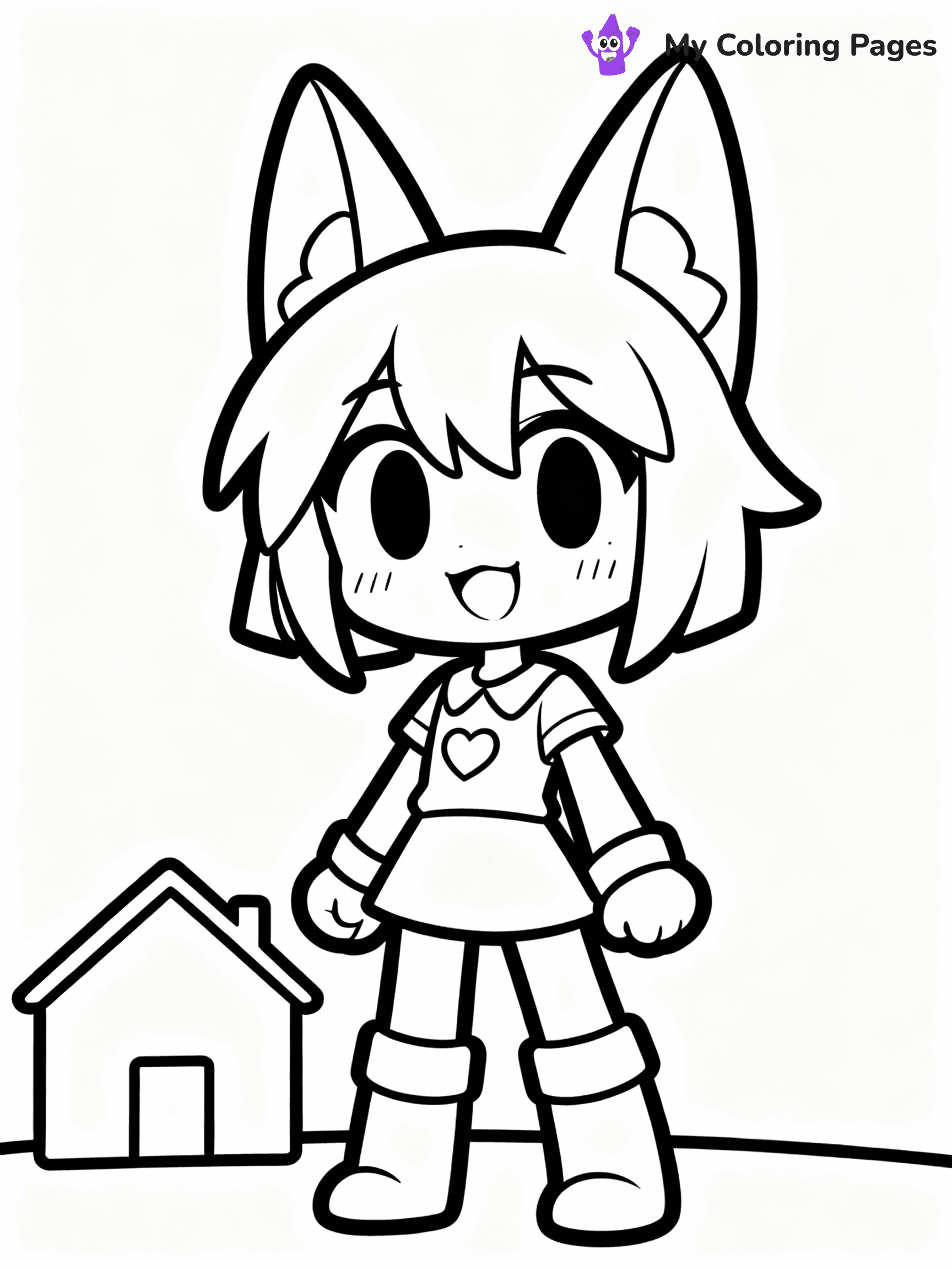 Aphmau Coloring Pages - 6