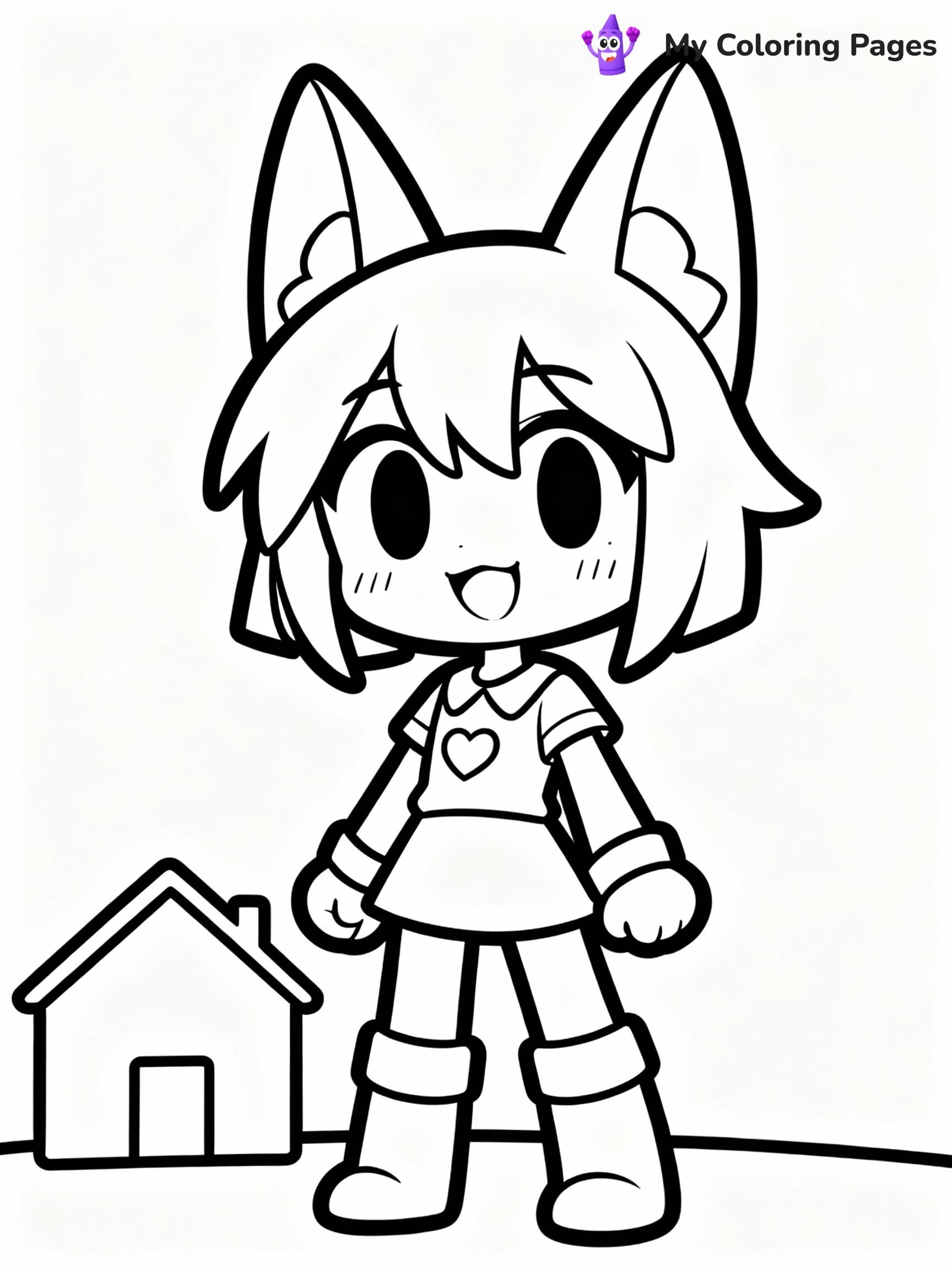 Aphmau Coloring Pages - 6