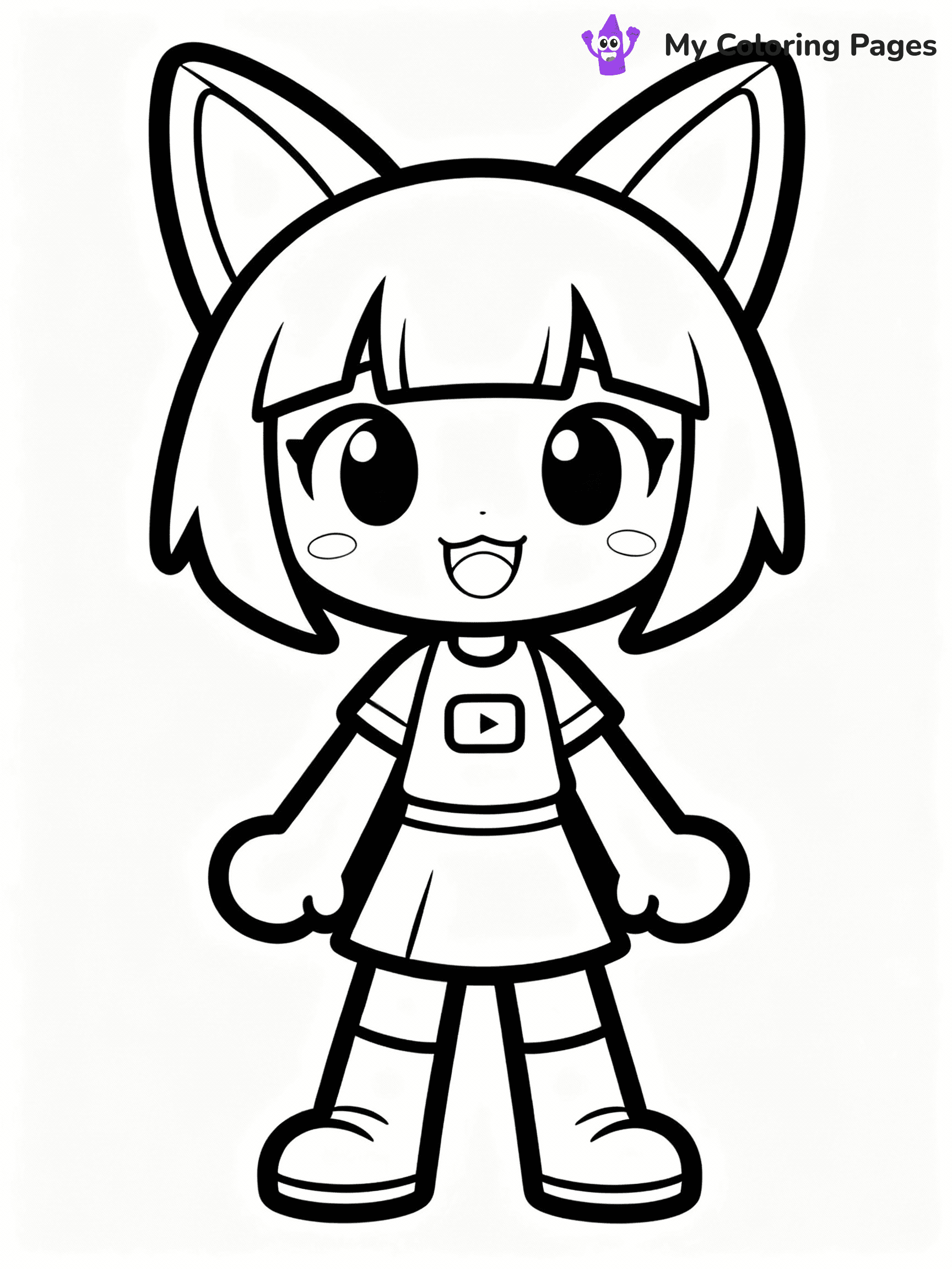 Aphmau Coloring Pages - 5