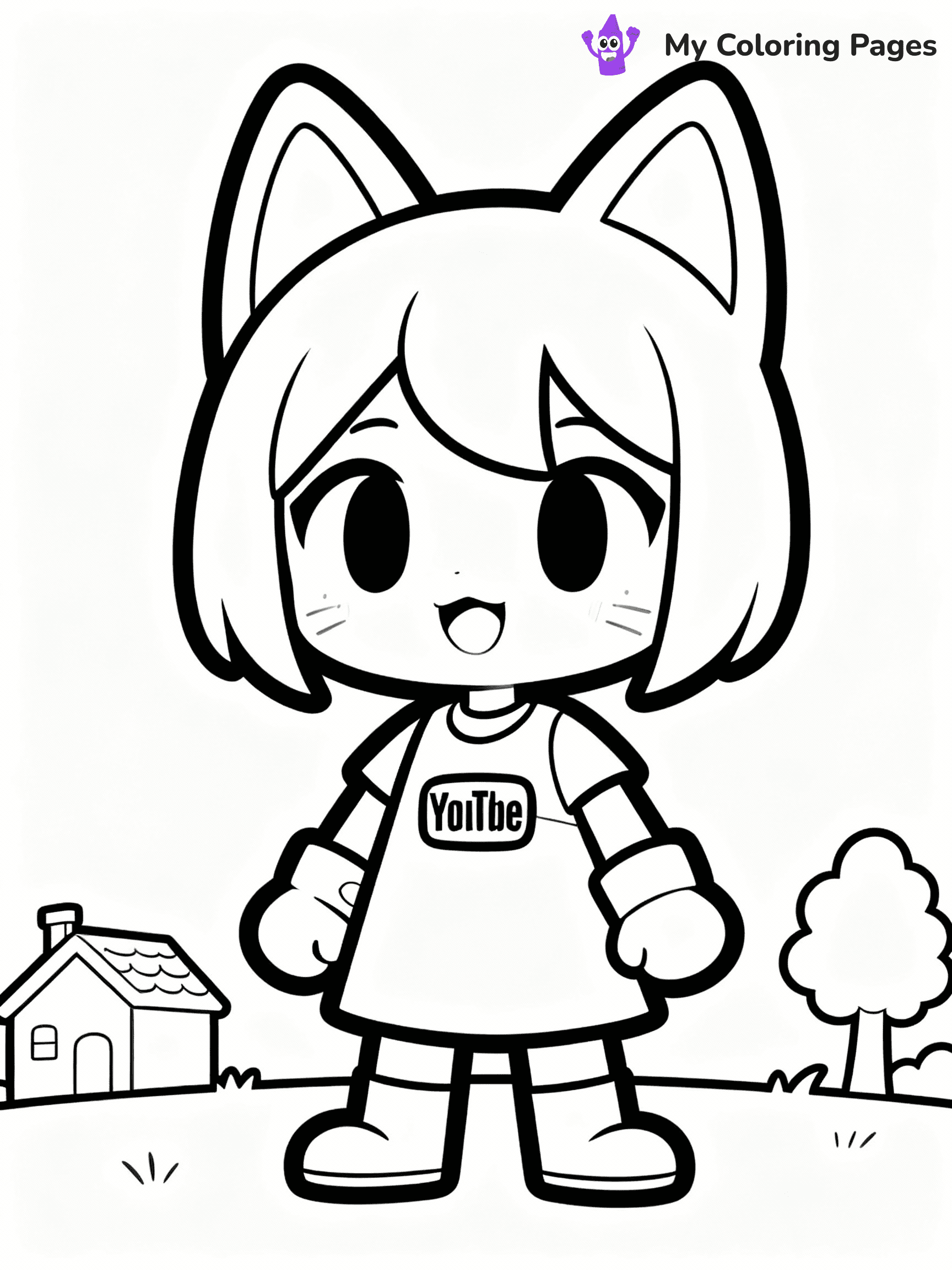 Aphmau Coloring Pages - 3