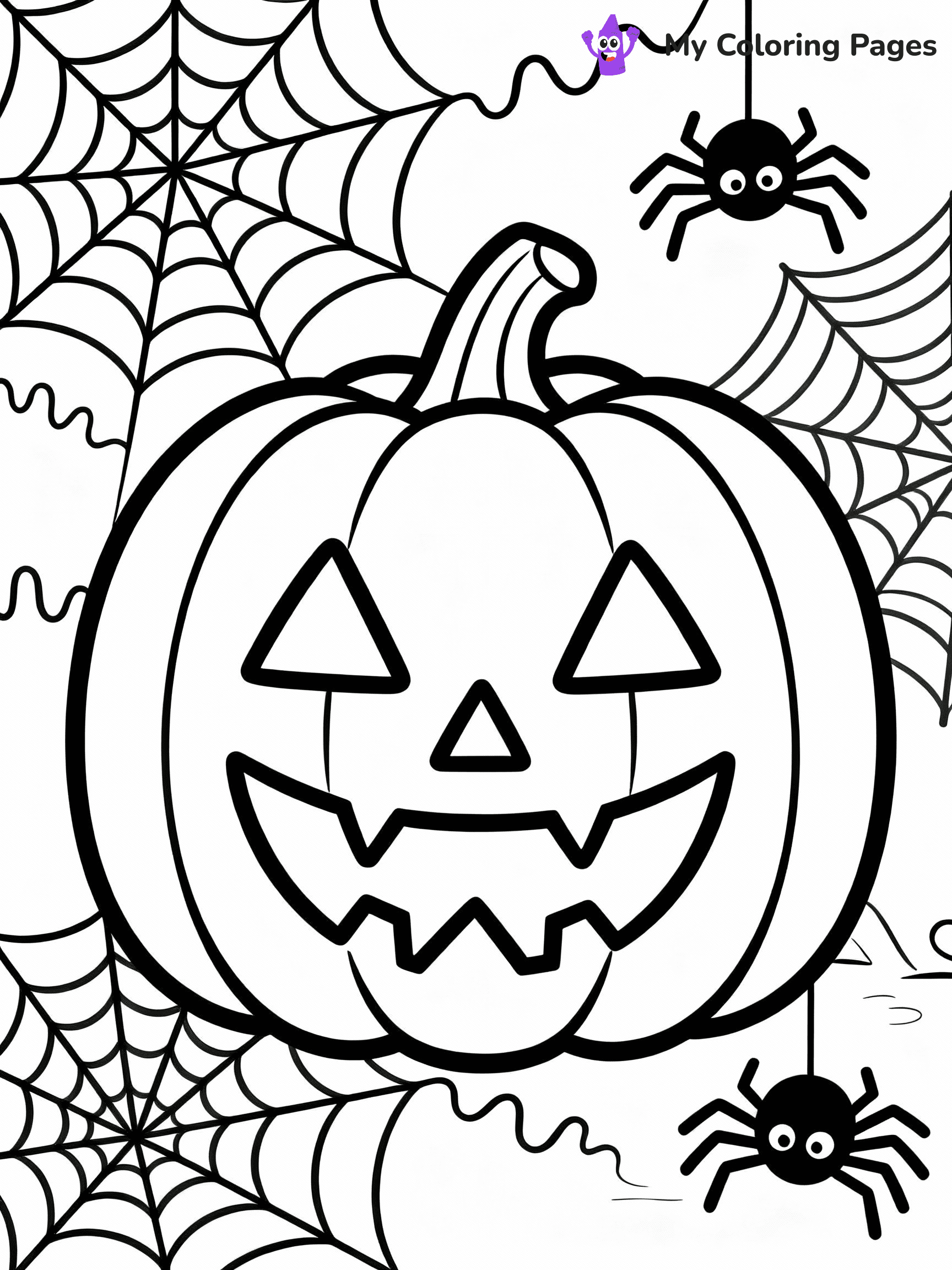 Jack O Lantern Coloring Pages - 45