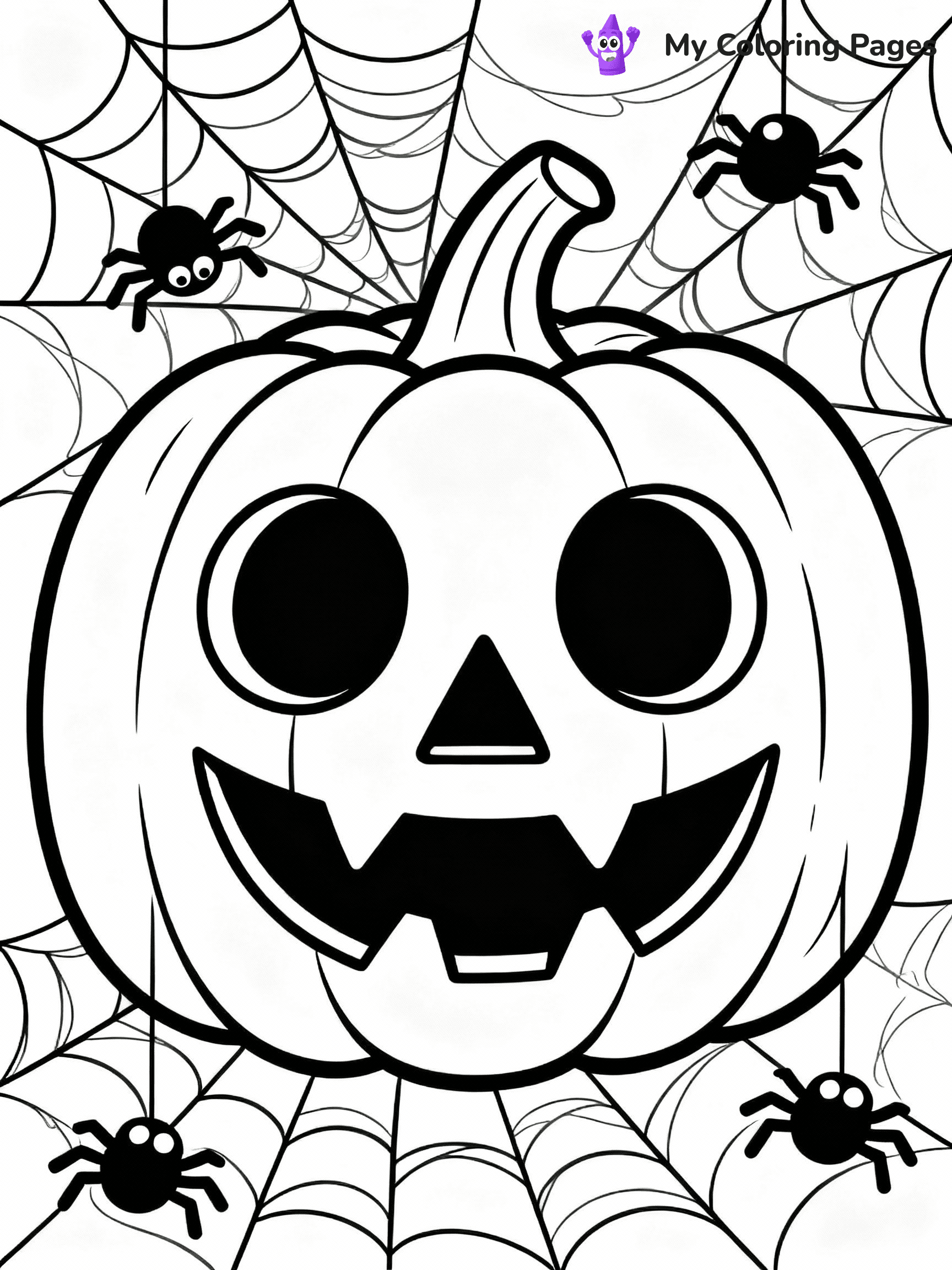 Jack O Lantern Coloring Pages - 44