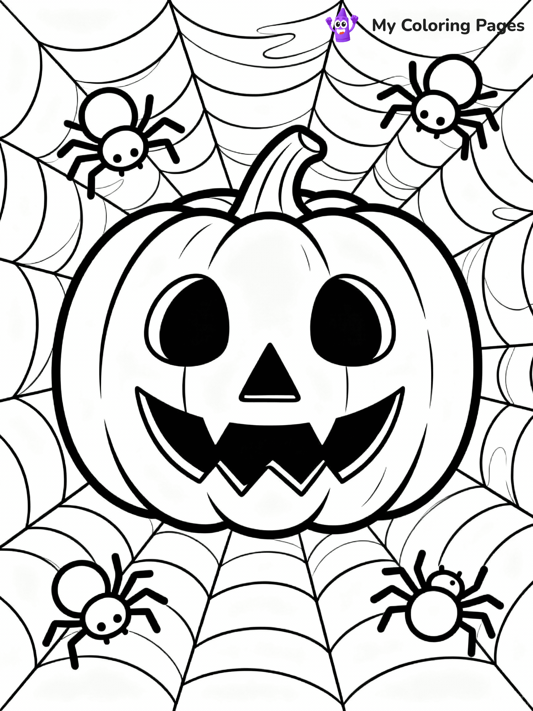 Jack O Lantern Coloring Pages - 43