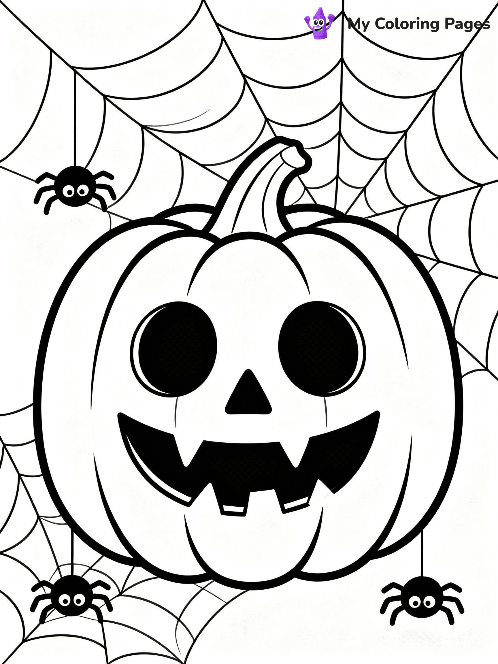 Jack O Lantern Coloring Pages - 42