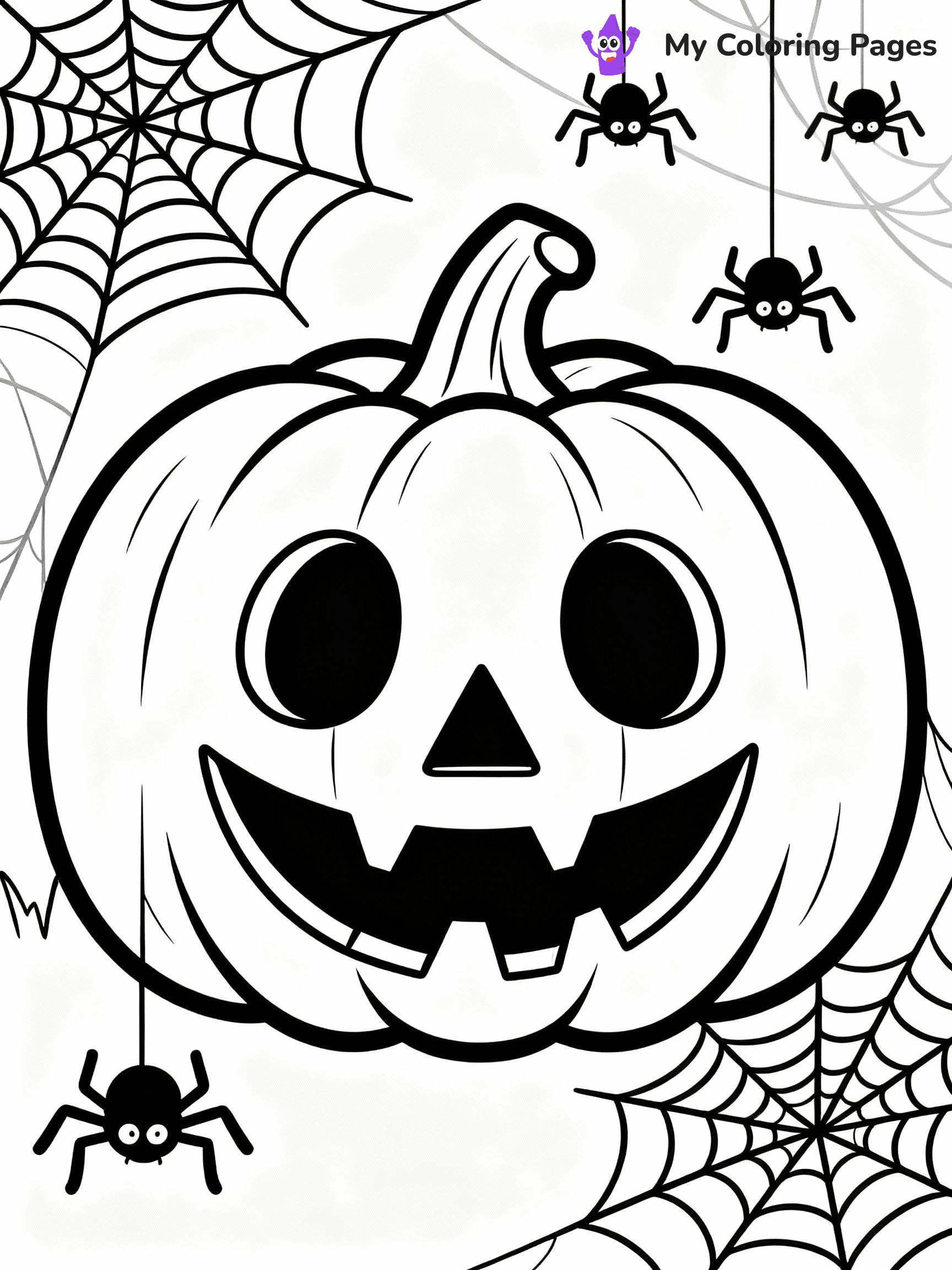 Jack O Lantern Coloring Pages - 37