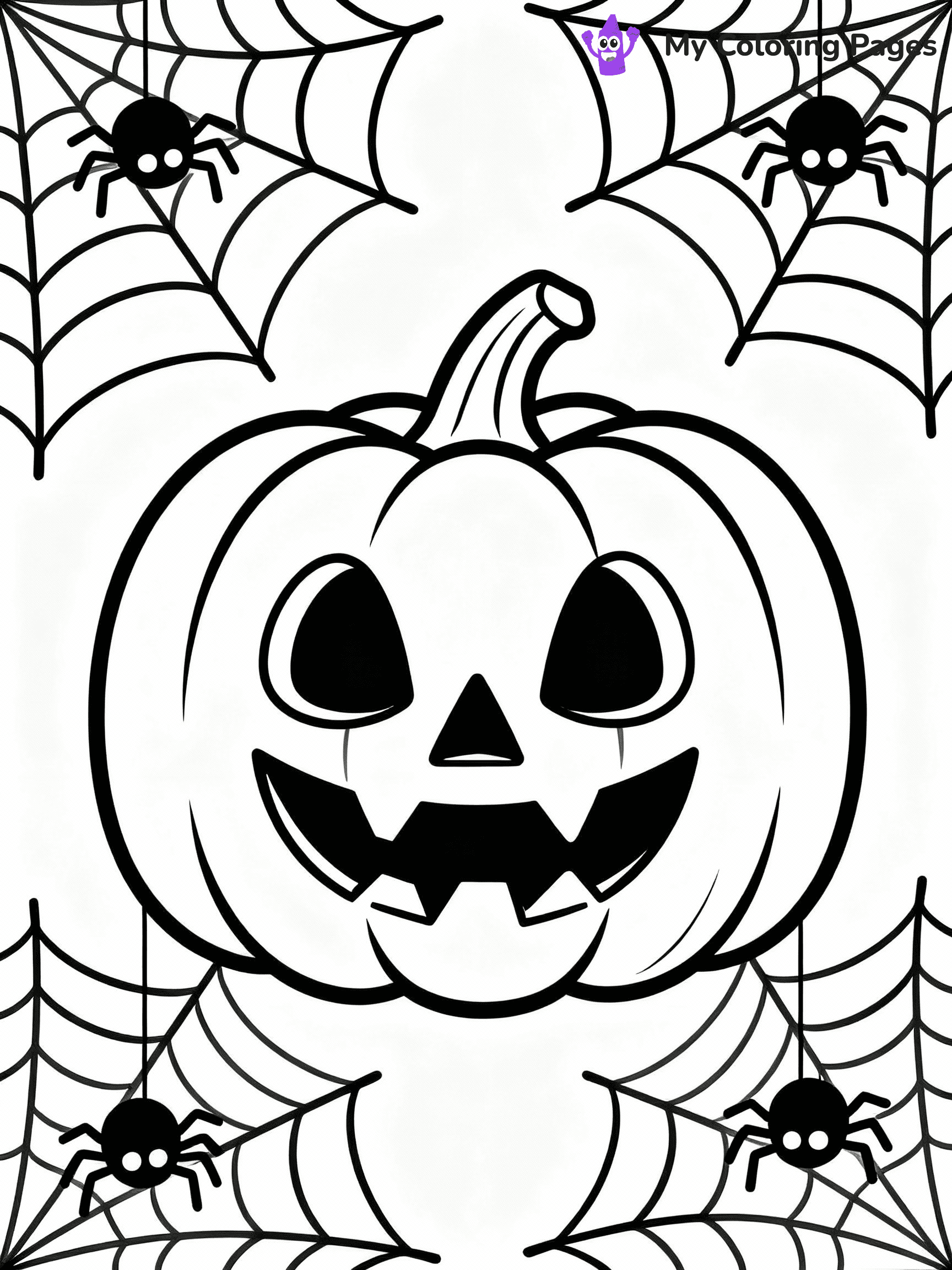 Jack O Lantern Coloring Pages - 36