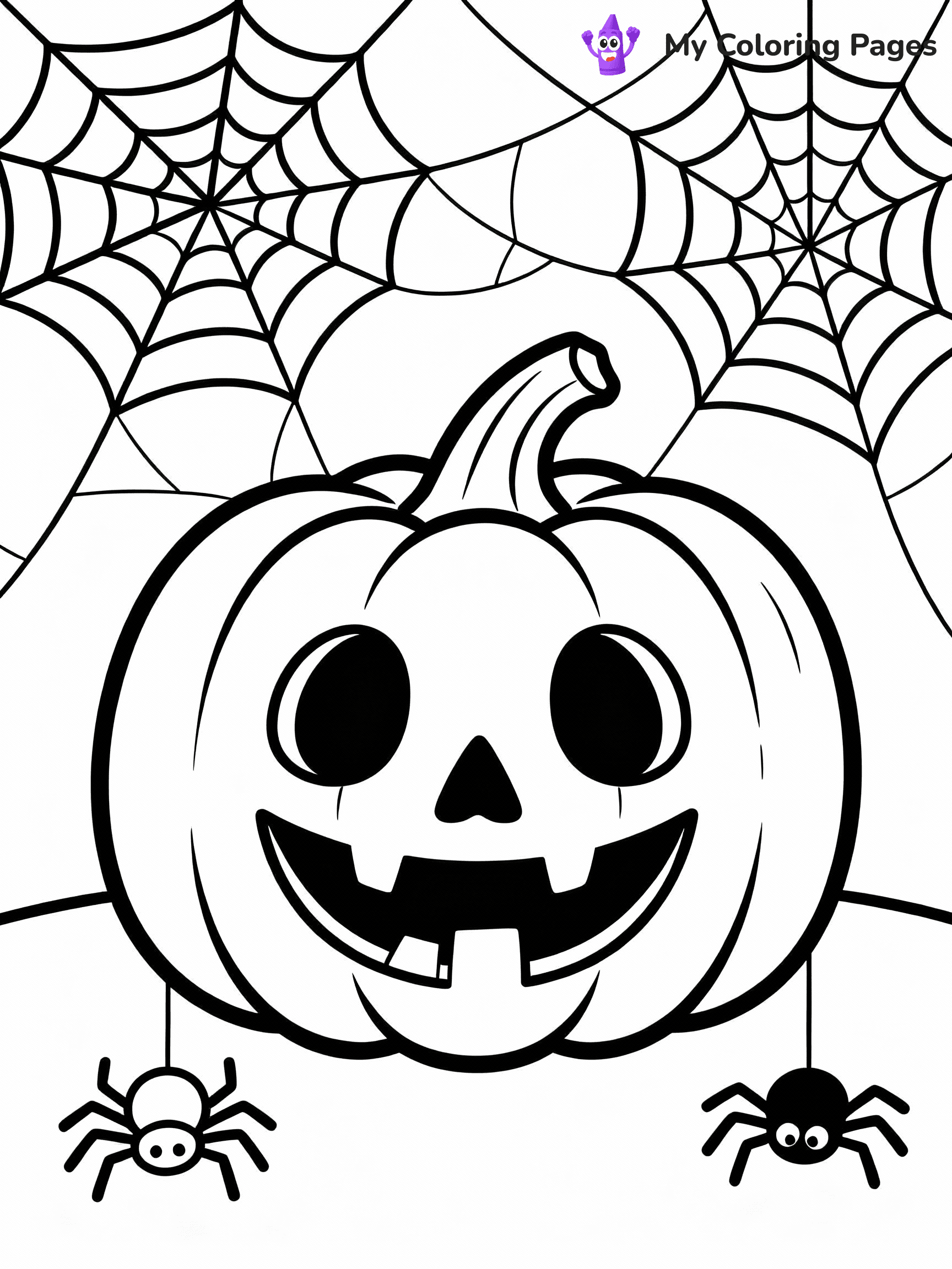 Jack O Lantern Coloring Pages - 34