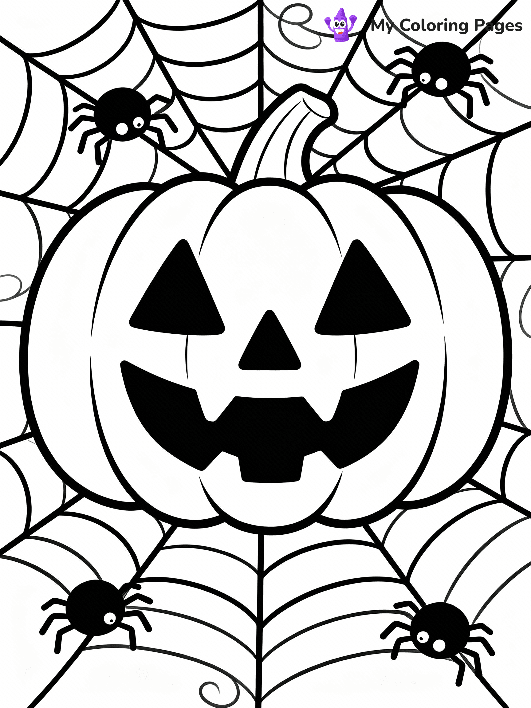 Jack O Lantern Coloring Pages - 32