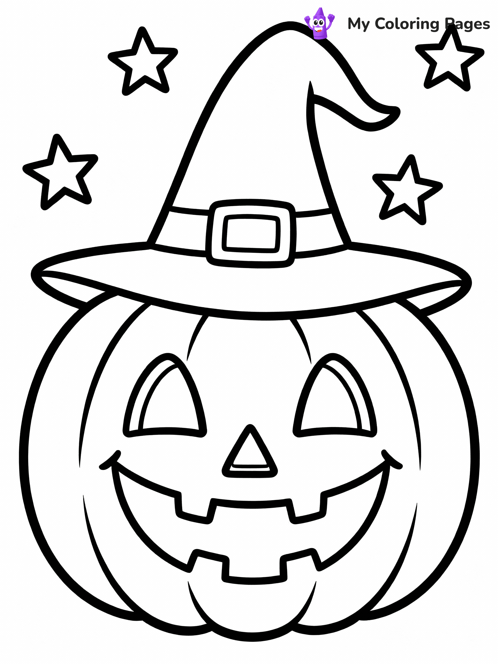 Jack O Lantern Coloring Pages - 31
