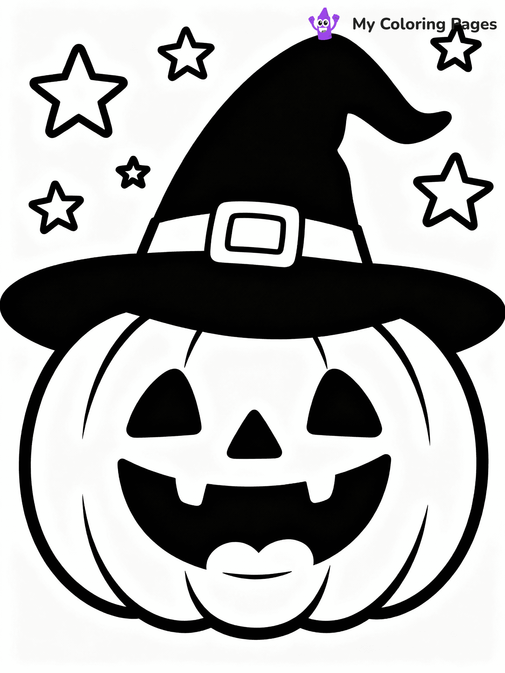 Jack O Lantern Coloring Pages - 30