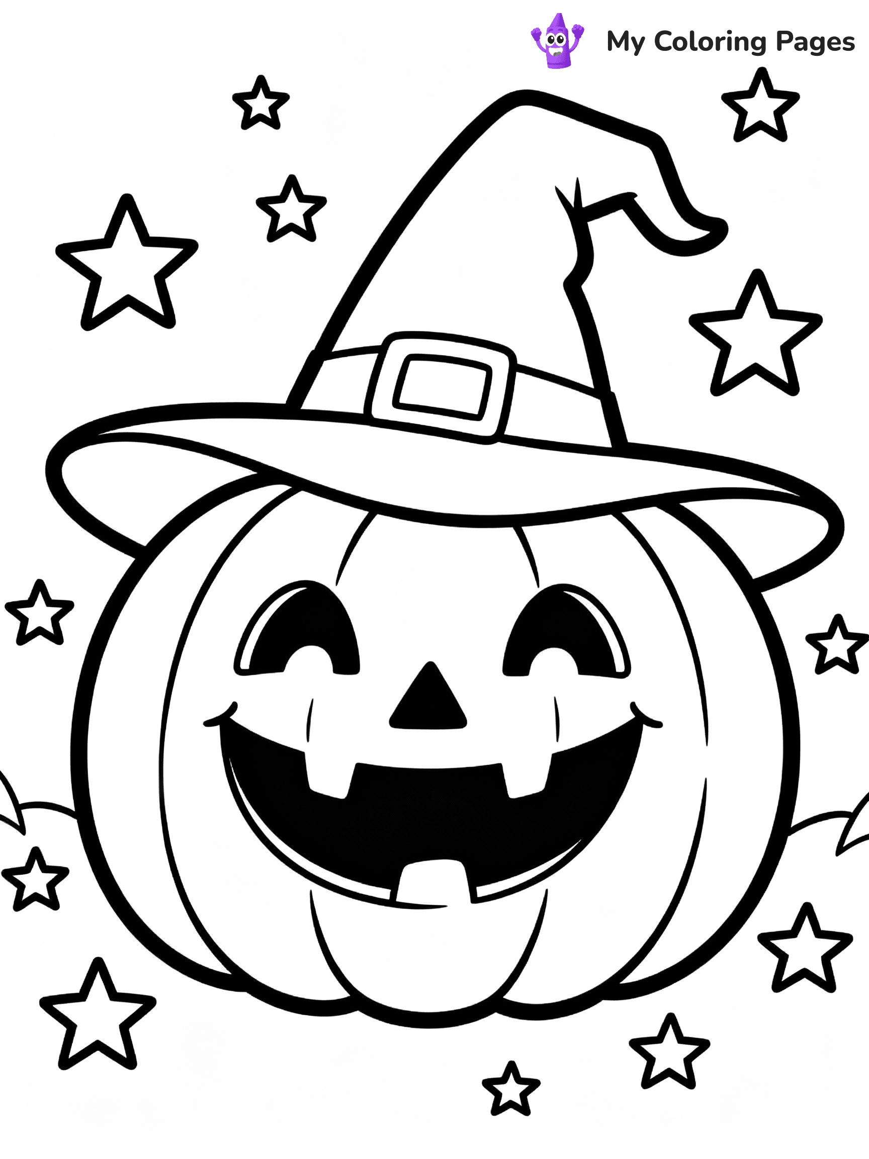 Jack O Lantern Coloring Pages - 29