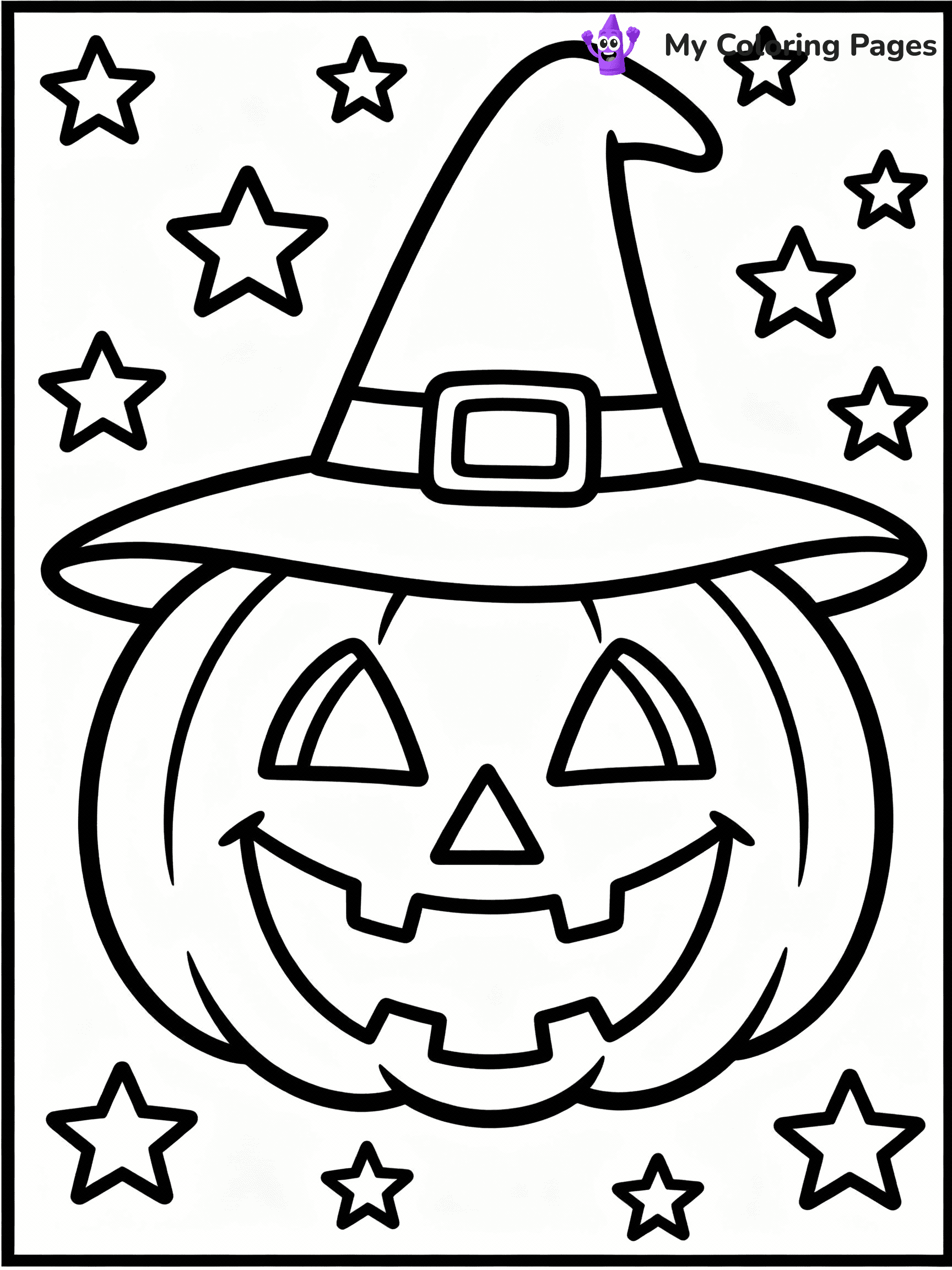 Jack O Lantern Coloring Pages - 28