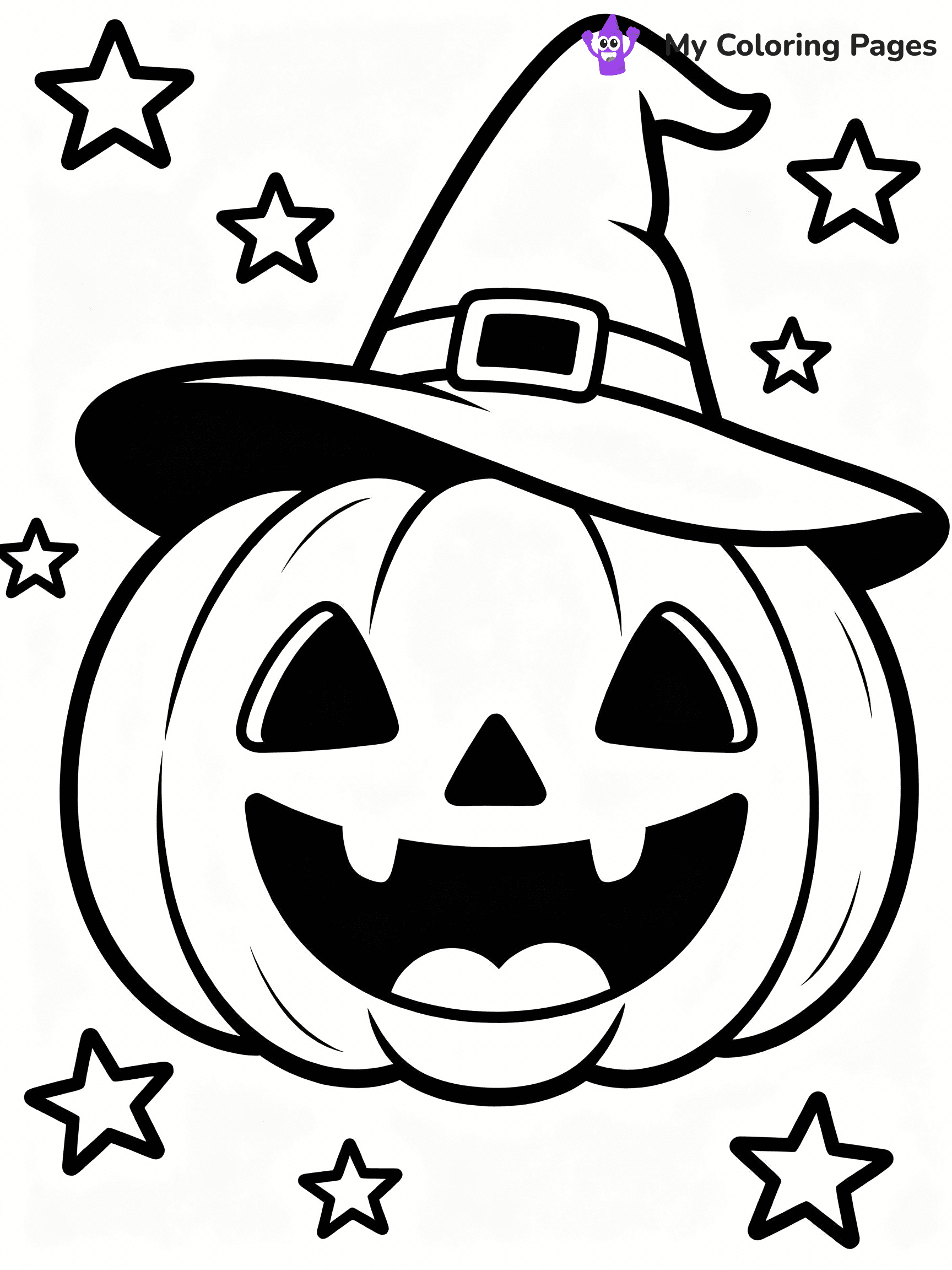 Jack O Lantern Coloring Pages - 24