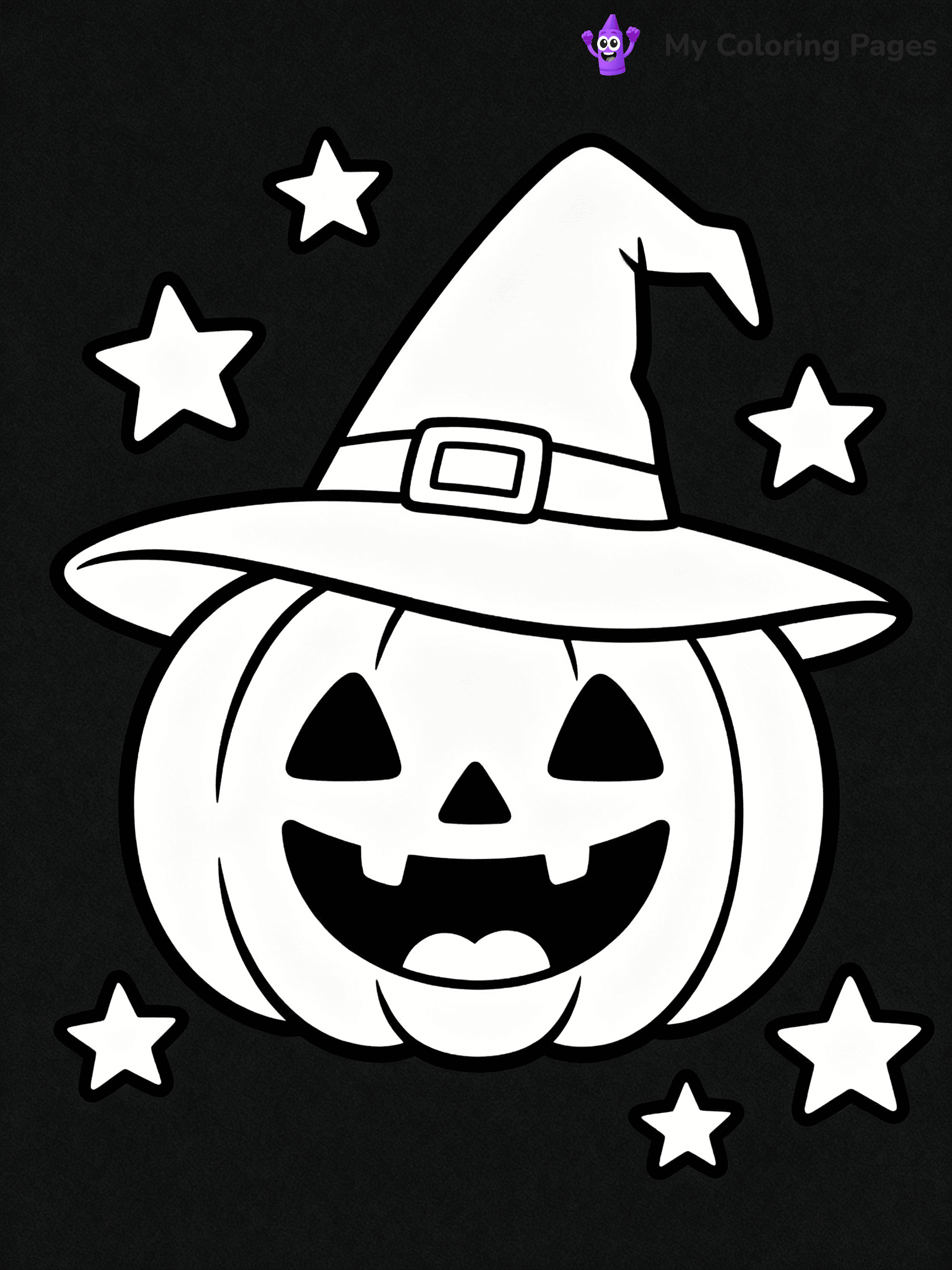 Jack O Lantern Coloring Pages - 23