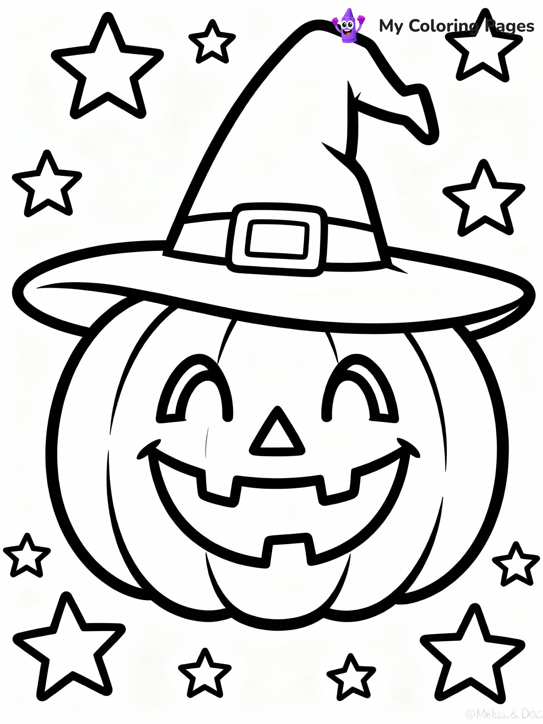Jack O Lantern Coloring Pages - 22