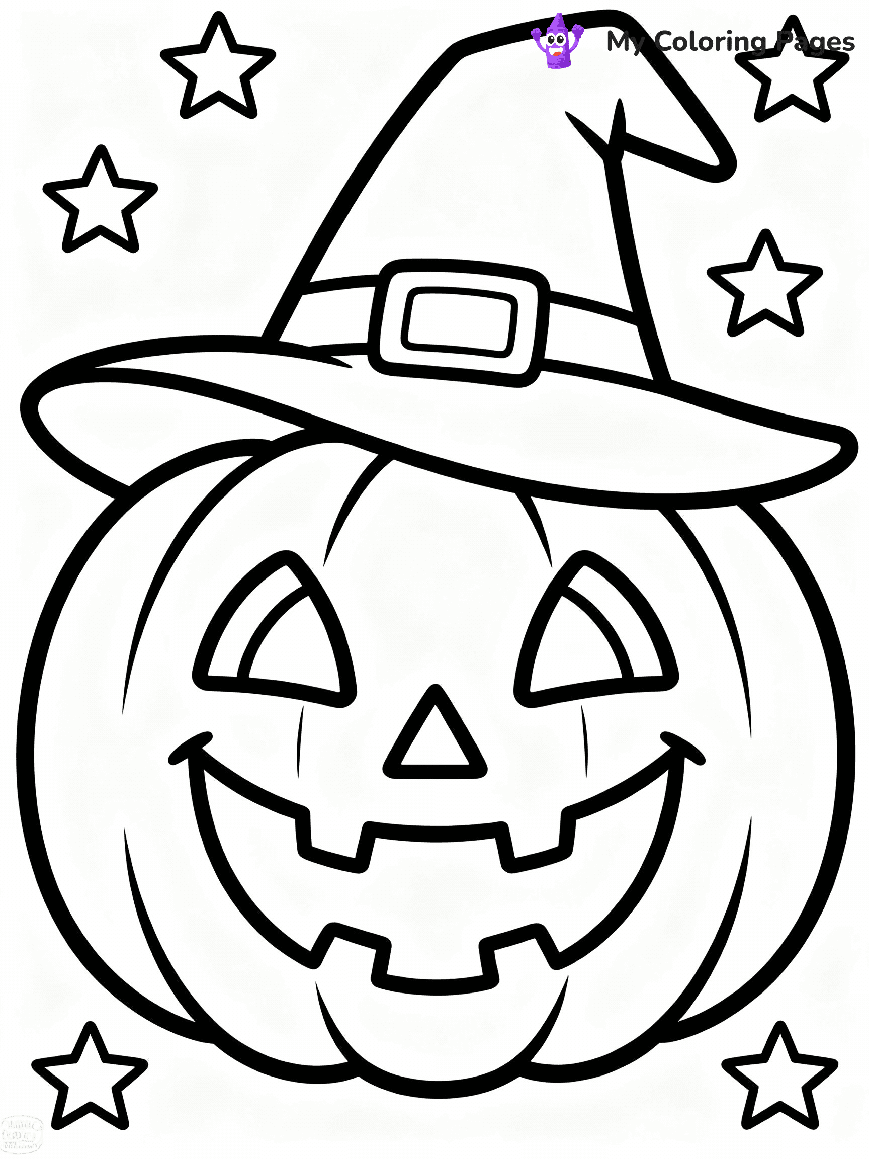 Jack O Lantern Coloring Pages - 21