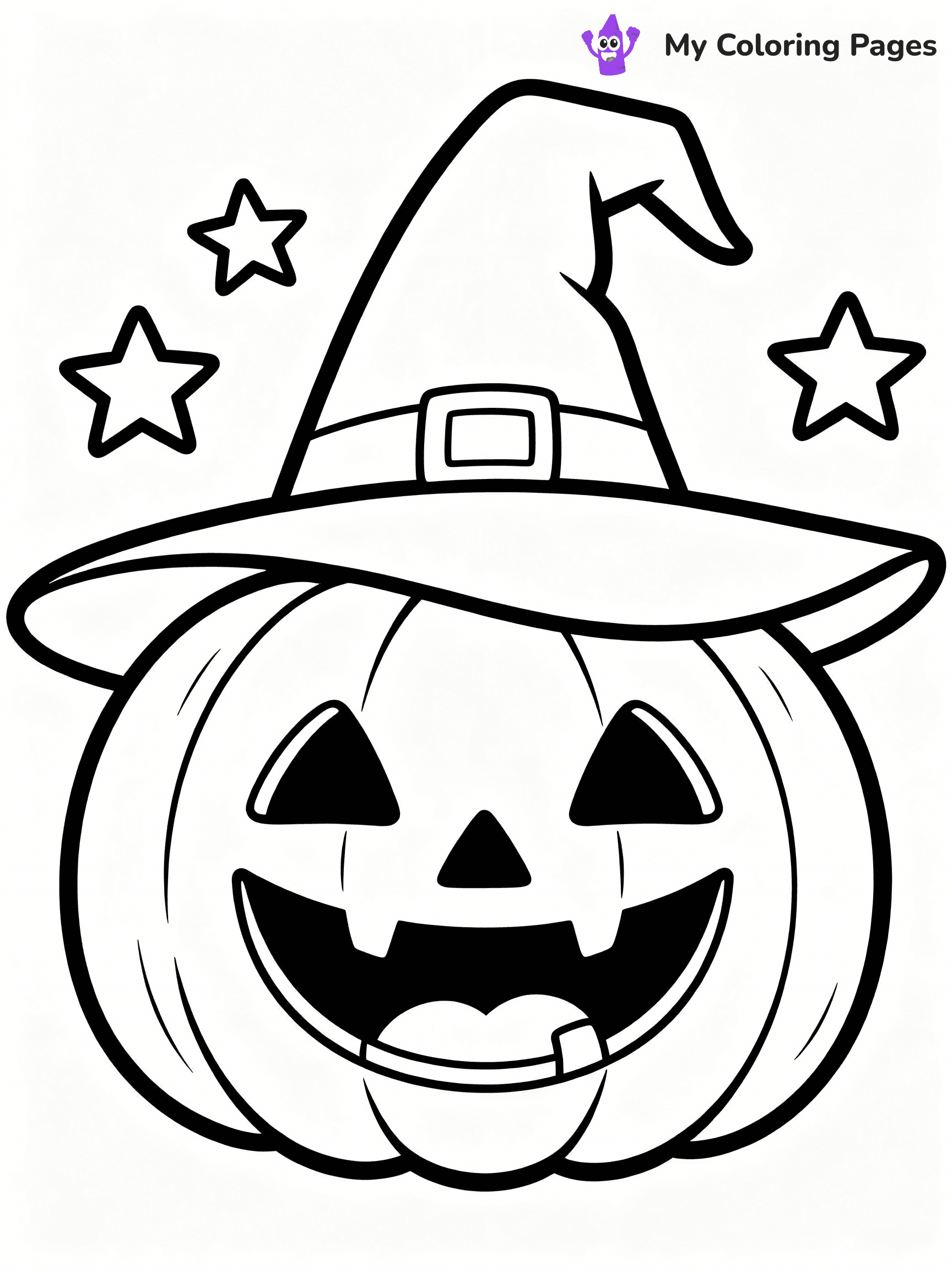 Jack O Lantern Coloring Pages - 20