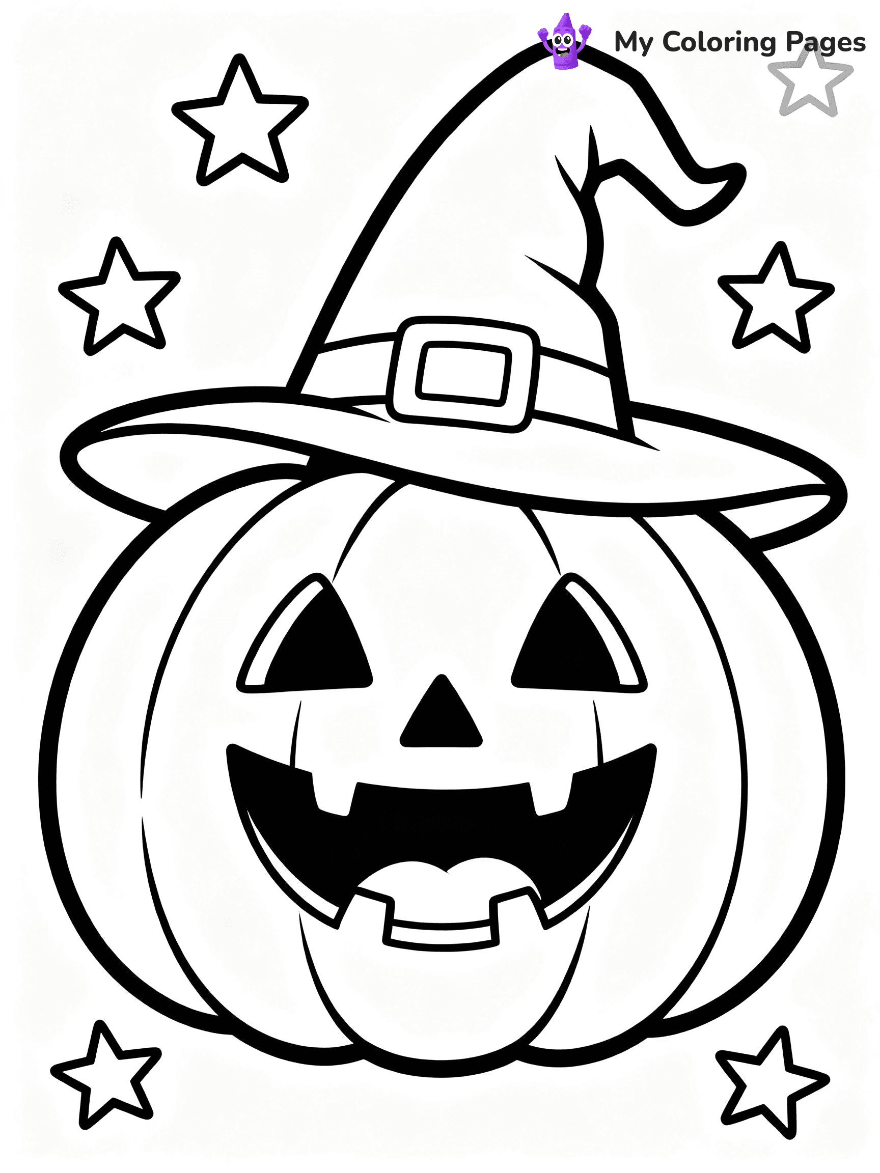 Jack O Lantern Coloring Pages - 18