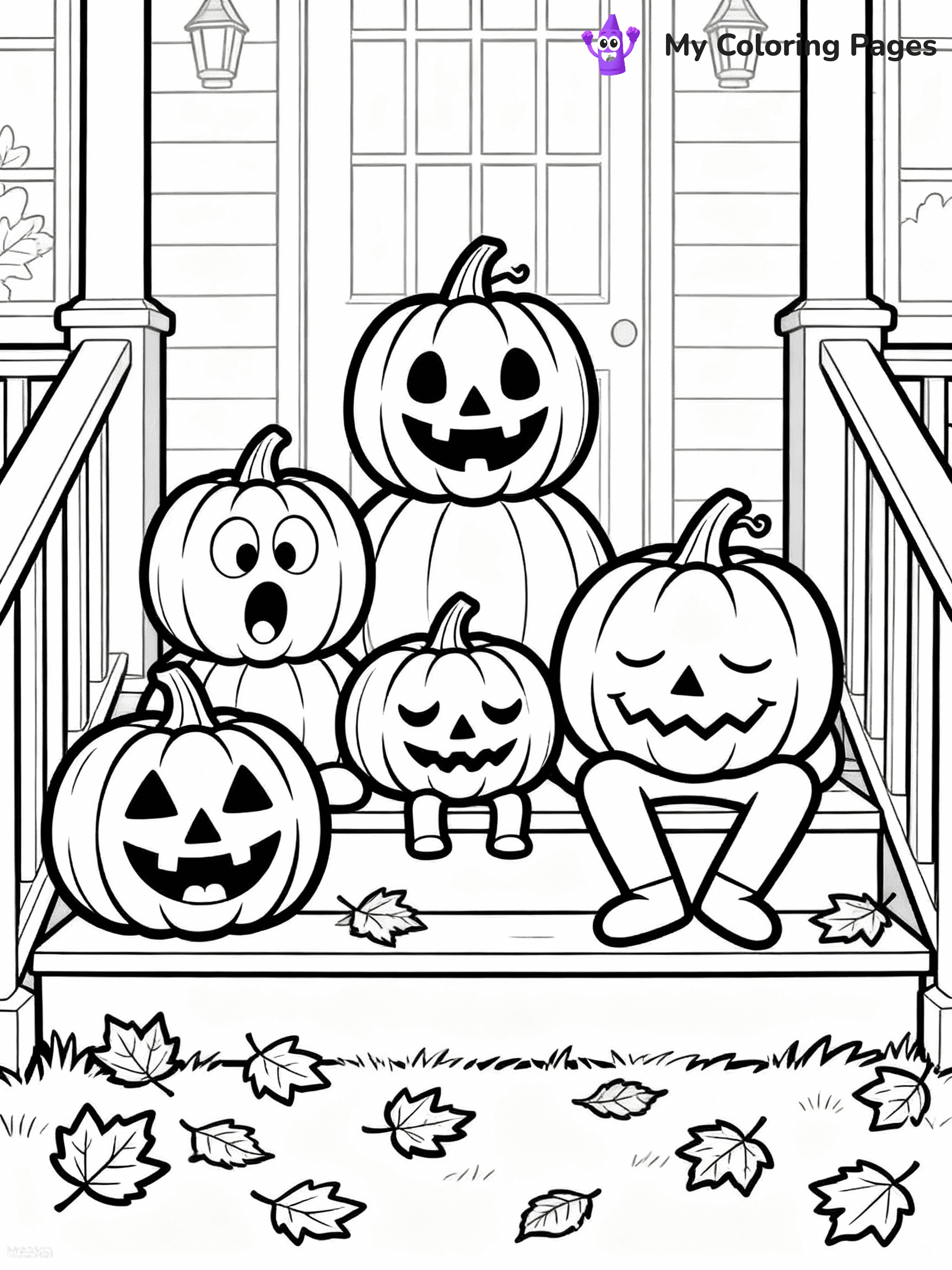 Jack O Lantern Coloring Pages - 16