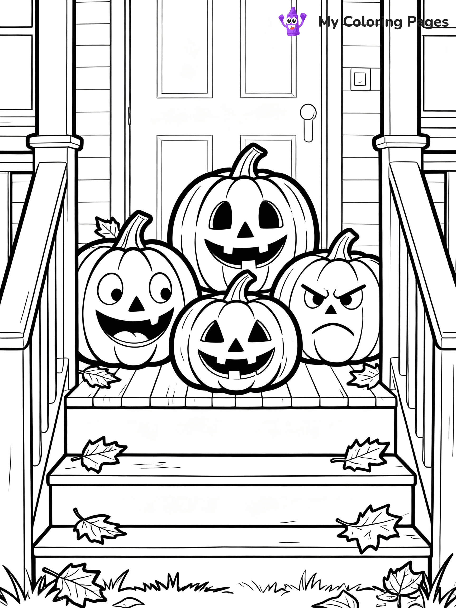 Jack O Lantern Coloring Pages - 15
