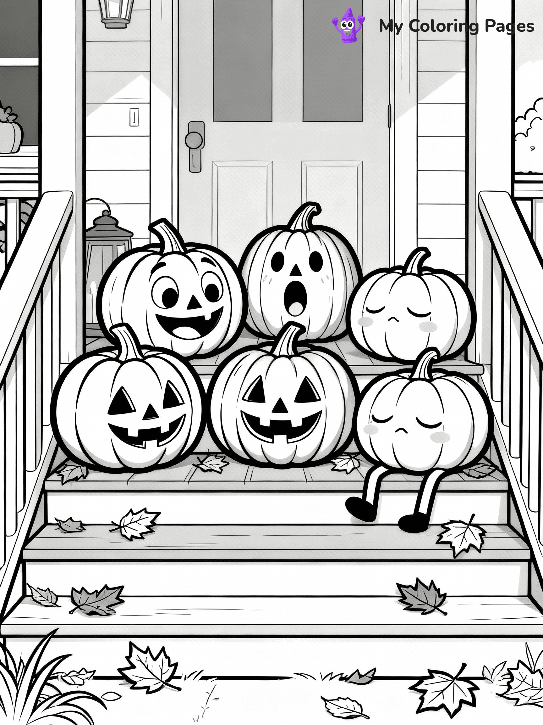 Jack O Lantern Coloring Pages - 14