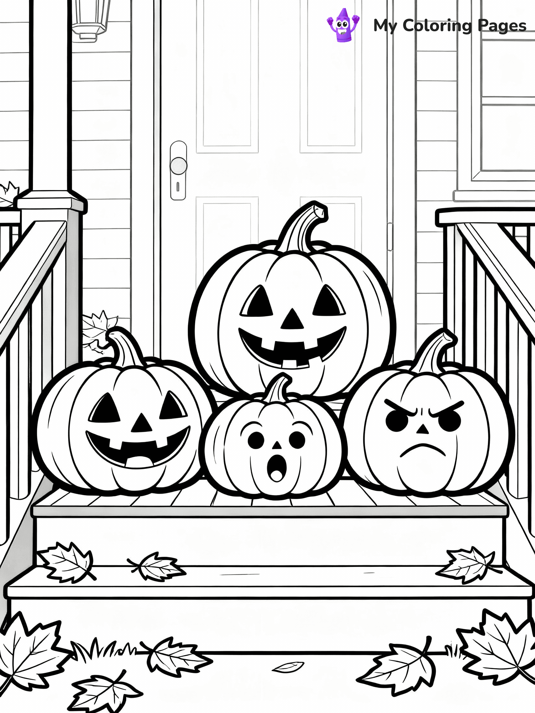 Jack O Lantern Coloring Pages - 13