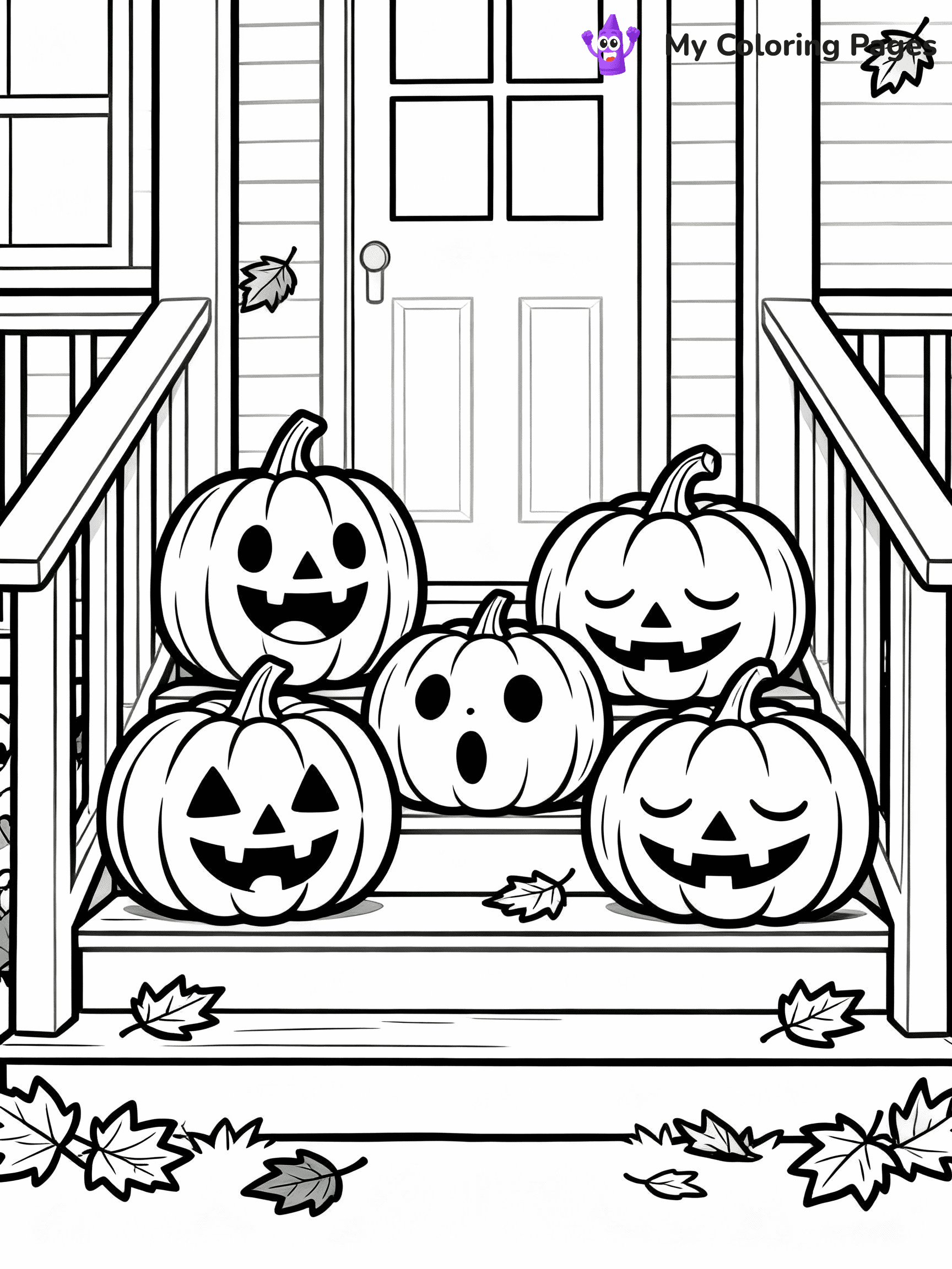 Jack O Lantern Coloring Pages - 11