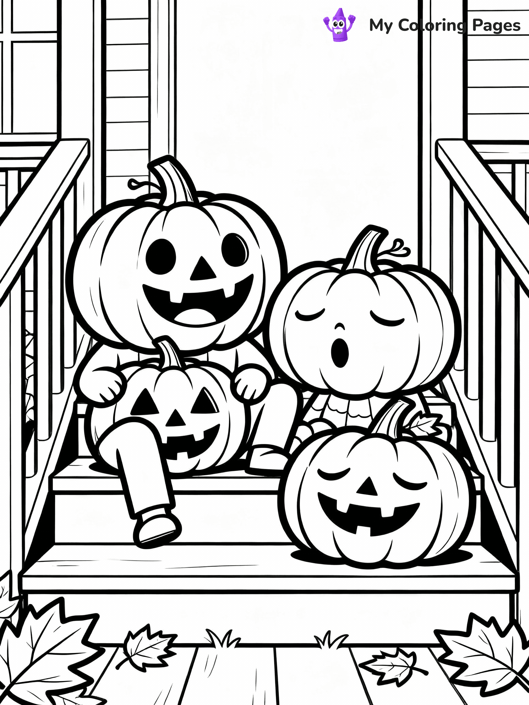 Jack O Lantern Coloring Pages - 10