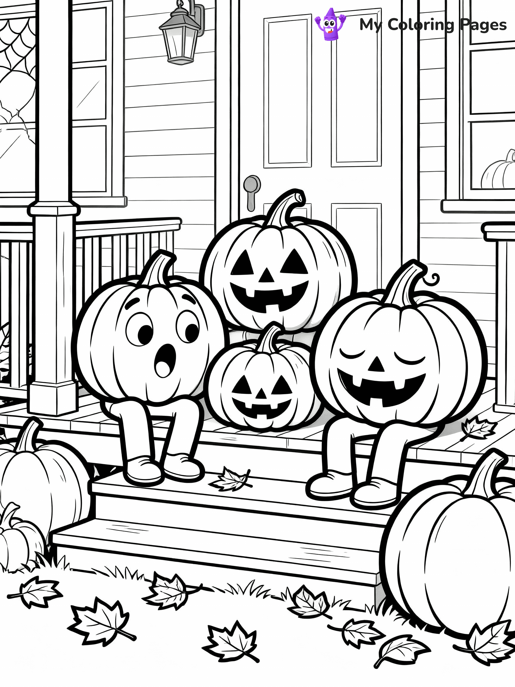 Jack O Lantern Coloring Pages - 5