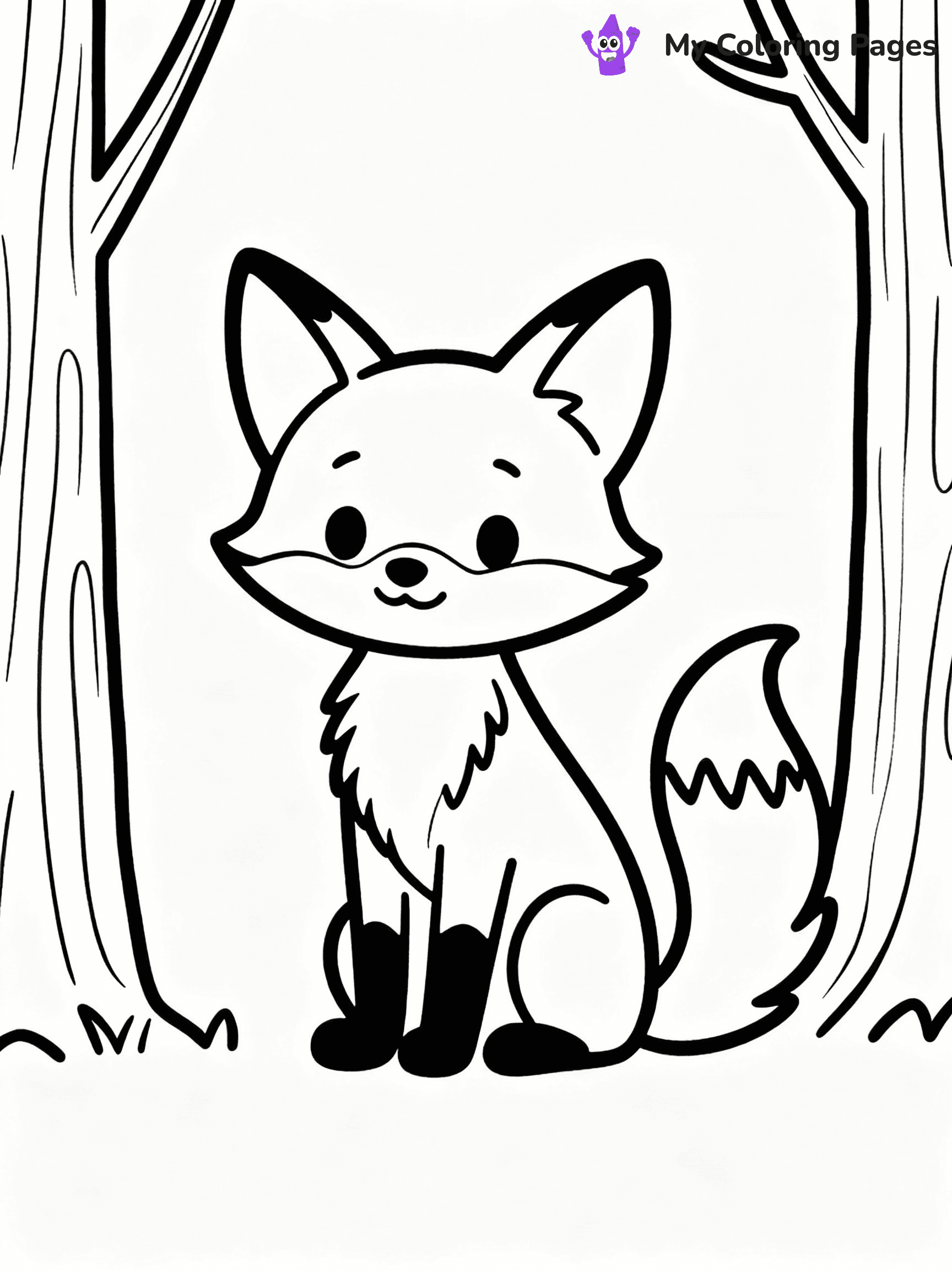 ⚠️ CRITICAL REQUIREMENT - ABSOLUTE BLACK AND WHITE ONLY ⚠️
This MUST be a BLACK AND WHITE line drawing ONLY. NO COLORS whatsoever.
- ONLY pure black lines (#000000) on pure white background (#FFFFFF)
- ABSOLUTELY NO colors, NO shading, NO gradients, NO grayscale
- If there are ANY colors in the output, the image is REJECTED
- This is a COLORING PAGE - meant to be COLORED IN by children
- The output must be UNCOLORED line art ready for coloring
⚠️ SUBJECT TO DRAW: Playful baby fox in a forest, sitting on its hind legs, bushy tail curled, large ears perked
(REMEMBER: Output must be BLACK AND WHITE line art only, NOT colored!)
# COLORING PAGE: BLACK OUTLINES ONLY - WHITE BACKGROUND MANDATORY
Create a **coloring book page** using EXACTLY two values: black lines, white space.
## NON-NEGOTIABLE BINARY RULES
- **ONLY #000000 (black) and #FFFFFF (white)** - NO other values exist
- **EVERY PIXEL = BLACK OR WHITE** - no gray/shading/antialiasing
- **WHITE BACKGROUND MANDATORY** - entire canvas stays white
- **ALL SHAPES HOLLOW** - everything is empty outlines waiting to be colored
- **FORBIDDEN:** fills, shading, gradients, patterns, textures, colors
- **NO SOLID REGIONS** - if it's not a thin line, it's wrong
## Universal Line Standards
- Black outlines ONLY - thin, uniform weight
- Every shape completely empty inside
- Closed contours suitable for coloring
- Simple flat illustration - zero depth/3D/realism
- **Style:** Whimsical Doodle Art Alley - rounded, friendly outlines (unless specified)
## Everything = Outline Only
- Characters/animals: hollow shapes
- Objects/clothing: empty contours
- Backgrounds/scenery: line work only
- Natural elements: outlined forms
- Dark/night areas: don't exist (use outlined symbols)
- Textures/patterns: convert to simple lines
## The Test
Can a child color EVERY white space with crayons? If any area is pre-filled/shaded/gray or colored in, it FAILS. Every shape must be waiting to receive color.
**FINAL OUTPUT**: Binary coloring page. Black lines define shapes. White spaces ready for coloring. Nothing else exists. No exceptions. Print-ready.
⚠️ FINAL REMINDER: Draw the subject "Playful baby fox in a forest, sitting on its hind legs, bushy tail curled, large ears perked" as BLACK AND WHITE line art. Zero colors in output.