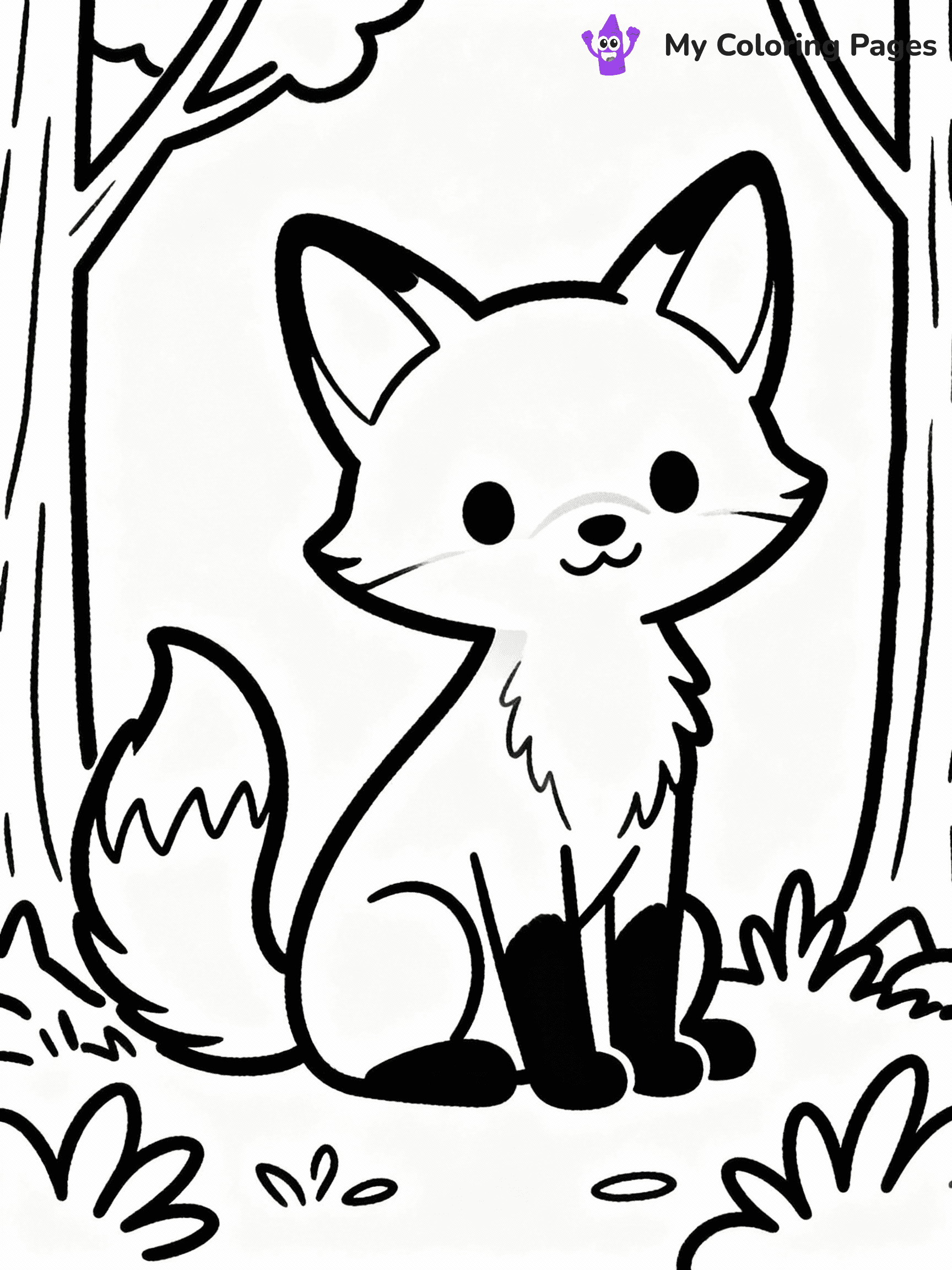 ⚠️ CRITICAL REQUIREMENT - ABSOLUTE BLACK AND WHITE ONLY ⚠️
This MUST be a BLACK AND WHITE line drawing ONLY. NO COLORS whatsoever.
- ONLY pure black lines (#000000) on pure white background (#FFFFFF)
- ABSOLUTELY NO colors, NO shading, NO gradients, NO grayscale
- If there are ANY colors in the output, the image is REJECTED
- This is a COLORING PAGE - meant to be COLORED IN by children
- The output must be UNCOLORED line art ready for coloring
⚠️ SUBJECT TO DRAW: Playful baby fox in a forest, sitting on its hind legs, bushy tail curled, large ears perked
(REMEMBER: Output must be BLACK AND WHITE line art only, NOT colored!)
# COLORING PAGE: BLACK OUTLINES ONLY - WHITE BACKGROUND MANDATORY
Create a **coloring book page** using EXACTLY two values: black lines, white space.
## NON-NEGOTIABLE BINARY RULES
- **ONLY #000000 (black) and #FFFFFF (white)** - NO other values exist
- **EVERY PIXEL = BLACK OR WHITE** - no gray/shading/antialiasing
- **WHITE BACKGROUND MANDATORY** - entire canvas stays white
- **ALL SHAPES HOLLOW** - everything is empty outlines waiting to be colored
- **FORBIDDEN:** fills, shading, gradients, patterns, textures, colors
- **NO SOLID REGIONS** - if it's not a thin line, it's wrong
## Universal Line Standards
- Black outlines ONLY - thin, uniform weight
- Every shape completely empty inside
- Closed contours suitable for coloring
- Simple flat illustration - zero depth/3D/realism
- **Style:** Whimsical Doodle Art Alley - rounded, friendly outlines (unless specified)
## Everything = Outline Only
- Characters/animals: hollow shapes
- Objects/clothing: empty contours
- Backgrounds/scenery: line work only
- Natural elements: outlined forms
- Dark/night areas: don't exist (use outlined symbols)
- Textures/patterns: convert to simple lines
## The Test
Can a child color EVERY white space with crayons? If any area is pre-filled/shaded/gray or colored in, it FAILS. Every shape must be waiting to receive color.
**FINAL OUTPUT**: Binary coloring page. Black lines define shapes. White spaces ready for coloring. Nothing else exists. No exceptions. Print-ready.
⚠️ FINAL REMINDER: Draw the subject "Playful baby fox in a forest, sitting on its hind legs, bushy tail curled, large ears perked" as BLACK AND WHITE line art. Zero colors in output.