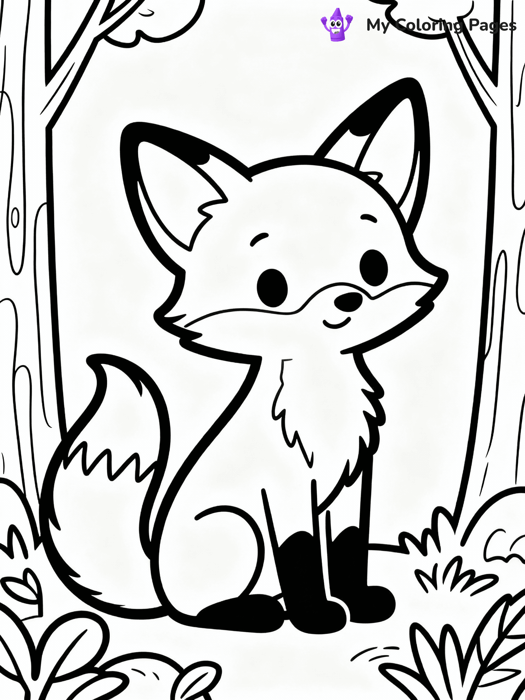 ⚠️ CRITICAL REQUIREMENT - ABSOLUTE BLACK AND WHITE ONLY ⚠️
This MUST be a BLACK AND WHITE line drawing ONLY. NO COLORS whatsoever.
- ONLY pure black lines (#000000) on pure white background (#FFFFFF)
- ABSOLUTELY NO colors, NO shading, NO gradients, NO grayscale
- If there are ANY colors in the output, the image is REJECTED
- This is a COLORING PAGE - meant to be COLORED IN by children
- The output must be UNCOLORED line art ready for coloring
⚠️ SUBJECT TO DRAW: Playful baby fox in a forest, sitting on its hind legs, bushy tail curled, large ears perked
(REMEMBER: Output must be BLACK AND WHITE line art only, NOT colored!)
# COLORING PAGE: BLACK OUTLINES ONLY - WHITE BACKGROUND MANDATORY
Create a **coloring book page** using EXACTLY two values: black lines, white space.
## NON-NEGOTIABLE BINARY RULES
- **ONLY #000000 (black) and #FFFFFF (white)** - NO other values exist
- **EVERY PIXEL = BLACK OR WHITE** - no gray/shading/antialiasing
- **WHITE BACKGROUND MANDATORY** - entire canvas stays white
- **ALL SHAPES HOLLOW** - everything is empty outlines waiting to be colored
- **FORBIDDEN:** fills, shading, gradients, patterns, textures, colors
- **NO SOLID REGIONS** - if it's not a thin line, it's wrong
## Universal Line Standards
- Black outlines ONLY - thin, uniform weight
- Every shape completely empty inside
- Closed contours suitable for coloring
- Simple flat illustration - zero depth/3D/realism
- **Style:** Whimsical Doodle Art Alley - rounded, friendly outlines (unless specified)
## Everything = Outline Only
- Characters/animals: hollow shapes
- Objects/clothing: empty contours
- Backgrounds/scenery: line work only
- Natural elements: outlined forms
- Dark/night areas: don't exist (use outlined symbols)
- Textures/patterns: convert to simple lines
## The Test
Can a child color EVERY white space with crayons? If any area is pre-filled/shaded/gray or colored in, it FAILS. Every shape must be waiting to receive color.
**FINAL OUTPUT**: Binary coloring page. Black lines define shapes. White spaces ready for coloring. Nothing else exists. No exceptions. Print-ready.
⚠️ FINAL REMINDER: Draw the subject "Playful baby fox in a forest, sitting on its hind legs, bushy tail curled, large ears perked" as BLACK AND WHITE line art. Zero colors in output.