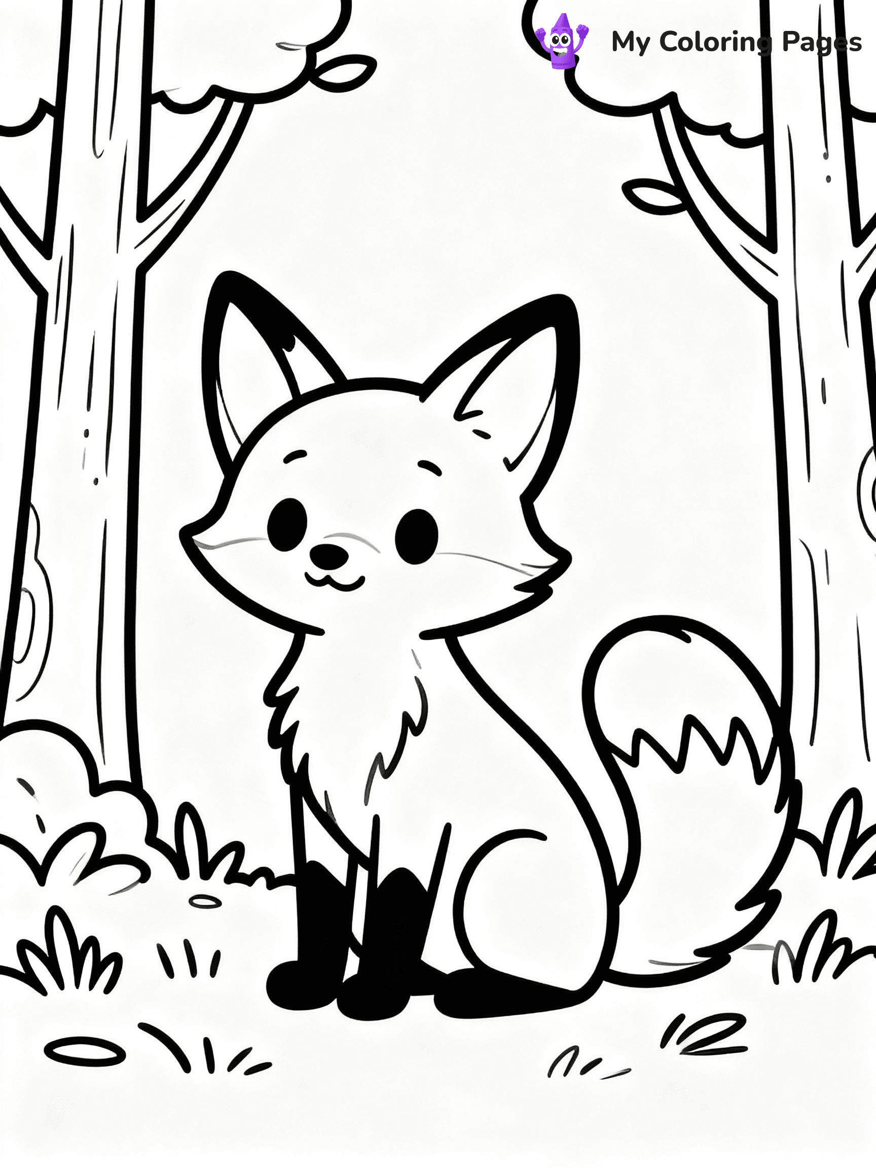 ⚠️ CRITICAL REQUIREMENT - ABSOLUTE BLACK AND WHITE ONLY ⚠️
This MUST be a BLACK AND WHITE line drawing ONLY. NO COLORS whatsoever.
- ONLY pure black lines (#000000) on pure white background (#FFFFFF)
- ABSOLUTELY NO colors, NO shading, NO gradients, NO grayscale
- If there are ANY colors in the output, the image is REJECTED
- This is a COLORING PAGE - meant to be COLORED IN by children
- The output must be UNCOLORED line art ready for coloring
⚠️ SUBJECT TO DRAW: Playful baby fox in a forest, sitting on its hind legs, bushy tail curled, large ears perked
(REMEMBER: Output must be BLACK AND WHITE line art only, NOT colored!)
# COLORING PAGE: BLACK OUTLINES ONLY - WHITE BACKGROUND MANDATORY
Create a **coloring book page** using EXACTLY two values: black lines, white space.
## NON-NEGOTIABLE BINARY RULES
- **ONLY #000000 (black) and #FFFFFF (white)** - NO other values exist
- **EVERY PIXEL = BLACK OR WHITE** - no gray/shading/antialiasing
- **WHITE BACKGROUND MANDATORY** - entire canvas stays white
- **ALL SHAPES HOLLOW** - everything is empty outlines waiting to be colored
- **FORBIDDEN:** fills, shading, gradients, patterns, textures, colors
- **NO SOLID REGIONS** - if it's not a thin line, it's wrong
## Universal Line Standards
- Black outlines ONLY - thin, uniform weight
- Every shape completely empty inside
- Closed contours suitable for coloring
- Simple flat illustration - zero depth/3D/realism
- **Style:** Whimsical Doodle Art Alley - rounded, friendly outlines (unless specified)
## Everything = Outline Only
- Characters/animals: hollow shapes
- Objects/clothing: empty contours
- Backgrounds/scenery: line work only
- Natural elements: outlined forms
- Dark/night areas: don't exist (use outlined symbols)
- Textures/patterns: convert to simple lines
## The Test
Can a child color EVERY white space with crayons? If any area is pre-filled/shaded/gray or colored in, it FAILS. Every shape must be waiting to receive color.
**FINAL OUTPUT**: Binary coloring page. Black lines define shapes. White spaces ready for coloring. Nothing else exists. No exceptions. Print-ready.
⚠️ FINAL REMINDER: Draw the subject "Playful baby fox in a forest, sitting on its hind legs, bushy tail curled, large ears perked" as BLACK AND WHITE line art. Zero colors in output.