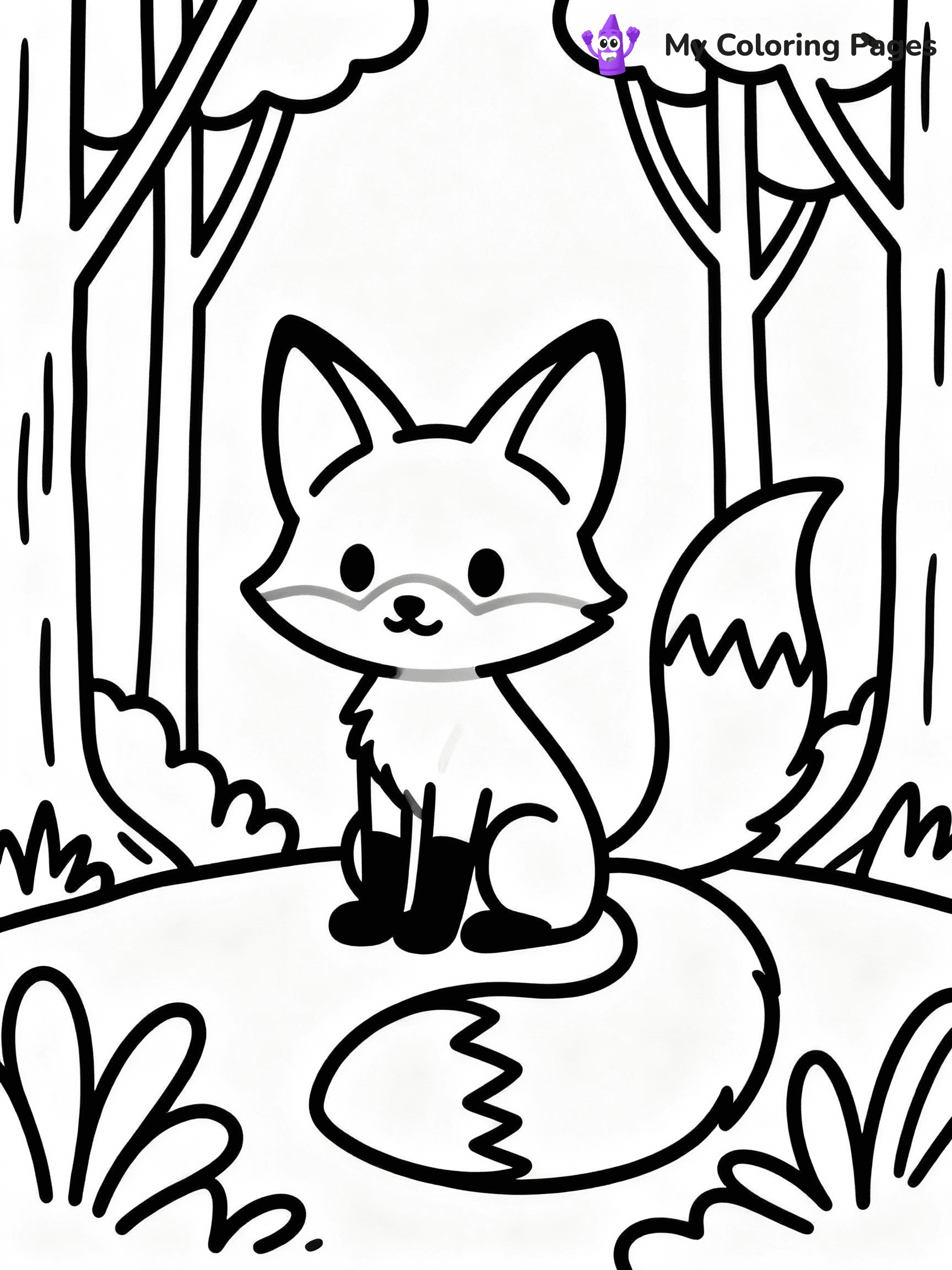 ⚠️ CRITICAL REQUIREMENT - ABSOLUTE BLACK AND WHITE ONLY ⚠️
This MUST be a BLACK AND WHITE line drawing ONLY. NO COLORS whatsoever.
- ONLY pure black lines (#000000) on pure white background (#FFFFFF)
- ABSOLUTELY NO colors, NO shading, NO gradients, NO grayscale
- If there are ANY colors in the output, the image is REJECTED
- This is a COLORING PAGE - meant to be COLORED IN by children
- The output must be UNCOLORED line art ready for coloring
⚠️ SUBJECT TO DRAW: Playful baby fox in a forest, sitting on its hind legs, bushy tail curled, large ears perked
(REMEMBER: Output must be BLACK AND WHITE line art only, NOT colored!)
# COLORING PAGE: BLACK OUTLINES ONLY - WHITE BACKGROUND MANDATORY
Create a **coloring book page** using EXACTLY two values: black lines, white space.
## NON-NEGOTIABLE BINARY RULES
- **ONLY #000000 (black) and #FFFFFF (white)** - NO other values exist
- **EVERY PIXEL = BLACK OR WHITE** - no gray/shading/antialiasing
- **WHITE BACKGROUND MANDATORY** - entire canvas stays white
- **ALL SHAPES HOLLOW** - everything is empty outlines waiting to be colored
- **FORBIDDEN:** fills, shading, gradients, patterns, textures, colors
- **NO SOLID REGIONS** - if it's not a thin line, it's wrong
## Universal Line Standards
- Black outlines ONLY - thin, uniform weight
- Every shape completely empty inside
- Closed contours suitable for coloring
- Simple flat illustration - zero depth/3D/realism
- **Style:** Whimsical Doodle Art Alley - rounded, friendly outlines (unless specified)
## Everything = Outline Only
- Characters/animals: hollow shapes
- Objects/clothing: empty contours
- Backgrounds/scenery: line work only
- Natural elements: outlined forms
- Dark/night areas: don't exist (use outlined symbols)
- Textures/patterns: convert to simple lines
## The Test
Can a child color EVERY white space with crayons? If any area is pre-filled/shaded/gray or colored in, it FAILS. Every shape must be waiting to receive color.
**FINAL OUTPUT**: Binary coloring page. Black lines define shapes. White spaces ready for coloring. Nothing else exists. No exceptions. Print-ready.
⚠️ FINAL REMINDER: Draw the subject "Playful baby fox in a forest, sitting on its hind legs, bushy tail curled, large ears perked" as BLACK AND WHITE line art. Zero colors in output.