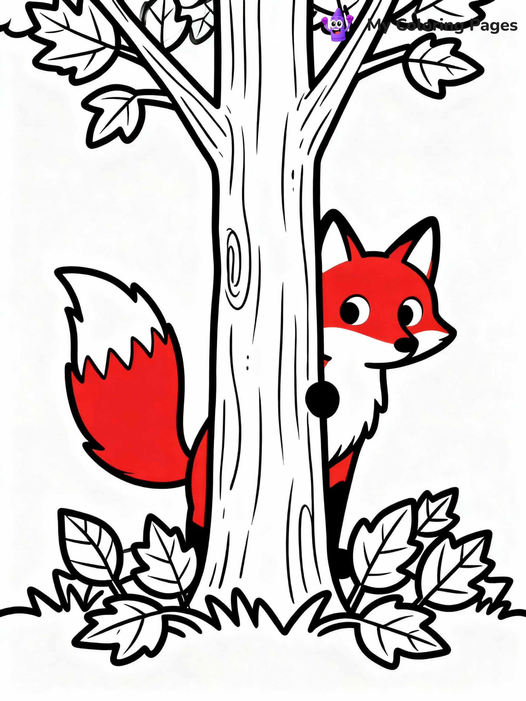 Fox Coloring Pages - 21