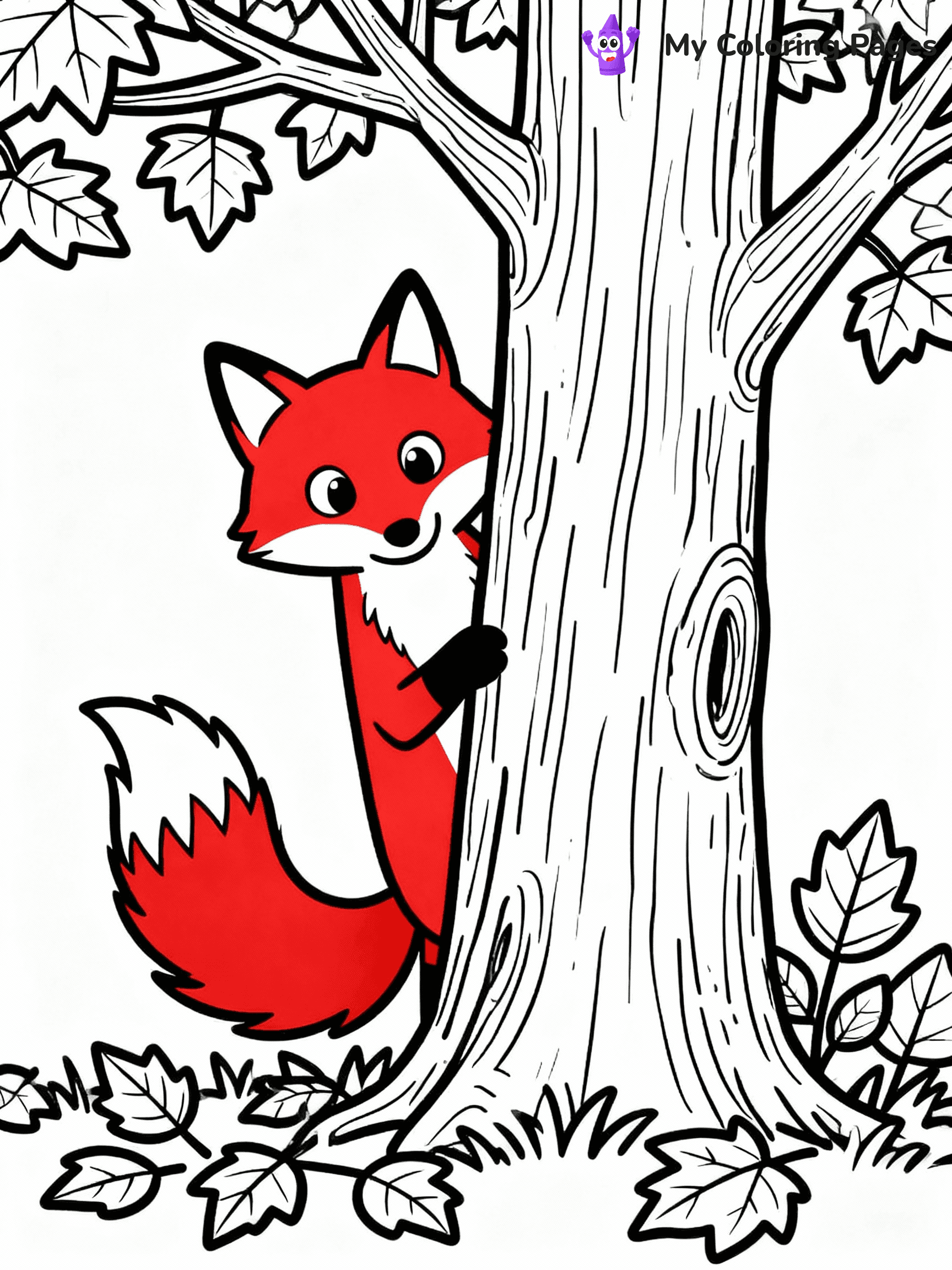 ⚠️ CRITICAL REQUIREMENT - ABSOLUTE BLACK AND WHITE ONLY ⚠️
This MUST be a BLACK AND WHITE line drawing ONLY. NO COLORS whatsoever.
- ONLY pure black lines (#000000) on pure white background (#FFFFFF)
- ABSOLUTELY NO colors, NO shading, NO gradients, NO grayscale
- If there are ANY colors in the output, the image is REJECTED
- This is a COLORING PAGE - meant to be COLORED IN by children
- The output must be UNCOLORED line art ready for coloring
⚠️ SUBJECT TO DRAW: Red fox peeking from behind a tree, bushy tail visible, eyes wide, surrounded by autumn leaves
(REMEMBER: Output must be BLACK AND WHITE line art only, NOT colored!)
# COLORING PAGE: BLACK OUTLINES ONLY - WHITE BACKGROUND MANDATORY
Create a **coloring book page** using EXACTLY two values: black lines, white space.
## NON-NEGOTIABLE BINARY RULES
- **ONLY #000000 (black) and #FFFFFF (white)** - NO other values exist
- **EVERY PIXEL = BLACK OR WHITE** - no gray/shading/antialiasing
- **WHITE BACKGROUND MANDATORY** - entire canvas stays white
- **ALL SHAPES HOLLOW** - everything is empty outlines waiting to be colored
- **FORBIDDEN:** fills, shading, gradients, patterns, textures, colors
- **NO SOLID REGIONS** - if it's not a thin line, it's wrong
## Universal Line Standards
- Black outlines ONLY - thin, uniform weight
- Every shape completely empty inside
- Closed contours suitable for coloring
- Simple flat illustration - zero depth/3D/realism
- **Style:** Whimsical Doodle Art Alley - rounded, friendly outlines (unless specified)
## Everything = Outline Only
- Characters/animals: hollow shapes
- Objects/clothing: empty contours
- Backgrounds/scenery: line work only
- Natural elements: outlined forms
- Dark/night areas: don't exist (use outlined symbols)
- Textures/patterns: convert to simple lines
## The Test
Can a child color EVERY white space with crayons? If any area is pre-filled/shaded/gray or colored in, it FAILS. Every shape must be waiting to receive color.
**FINAL OUTPUT**: Binary coloring page. Black lines define shapes. White spaces ready for coloring. Nothing else exists. No exceptions. Print-ready.
⚠️ FINAL REMINDER: Draw the subject "Red fox peeking from behind a tree, bushy tail visible, eyes wide, surrounded by autumn leaves" as BLACK AND WHITE line art. Zero colors in output.