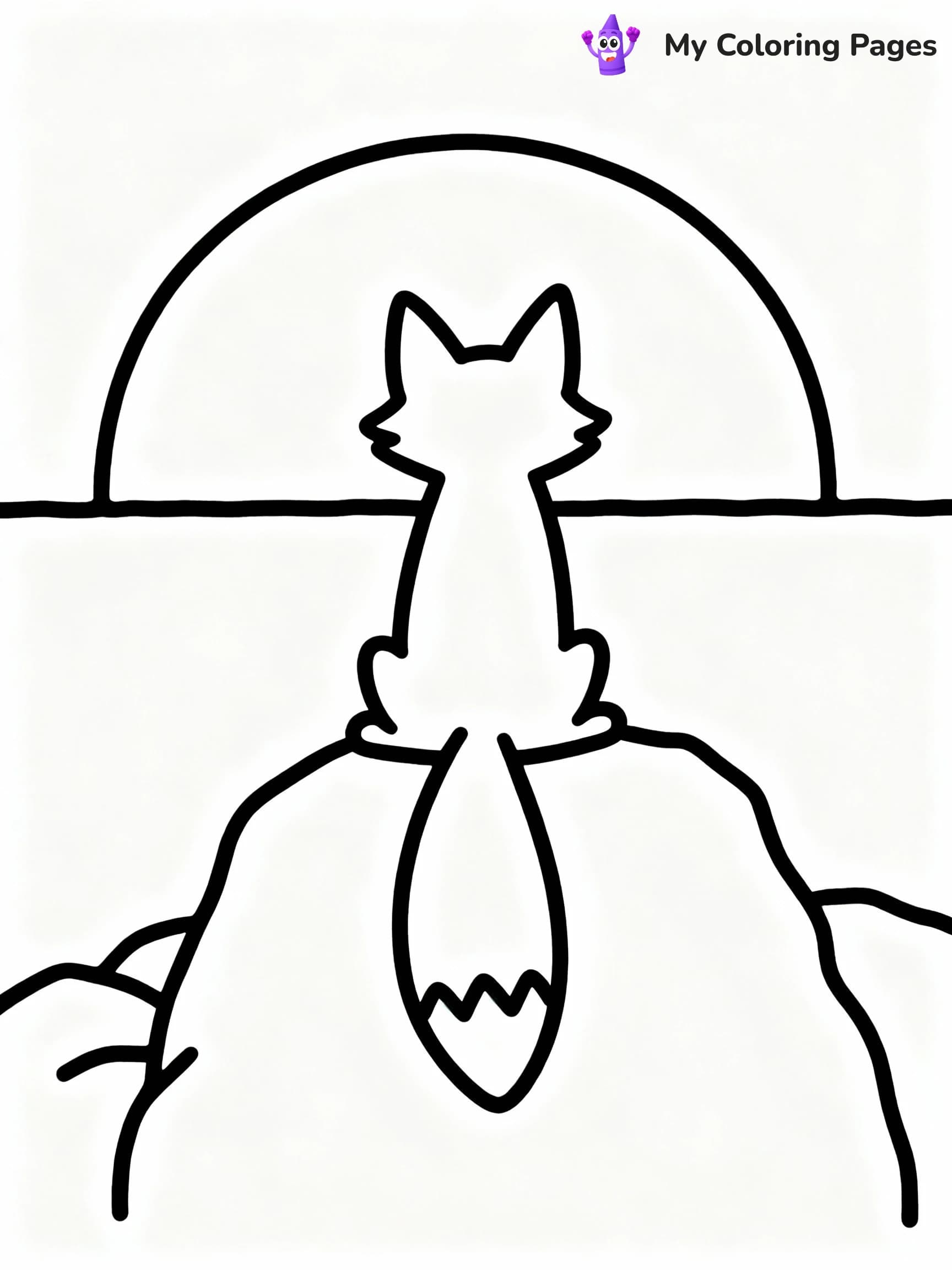 Fox Coloring Pages - 2