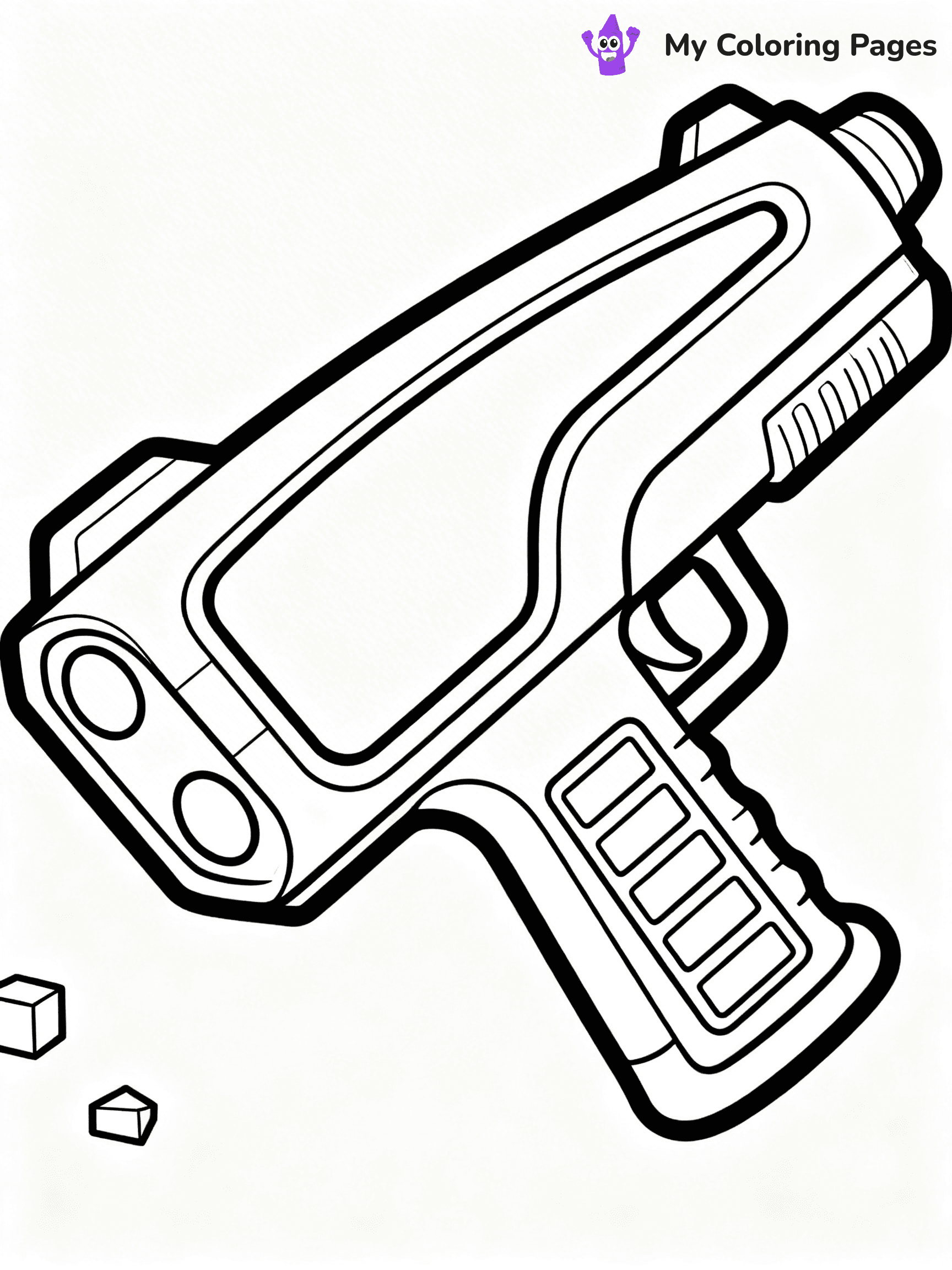 Nerf Gun Coloring Pages - 103
