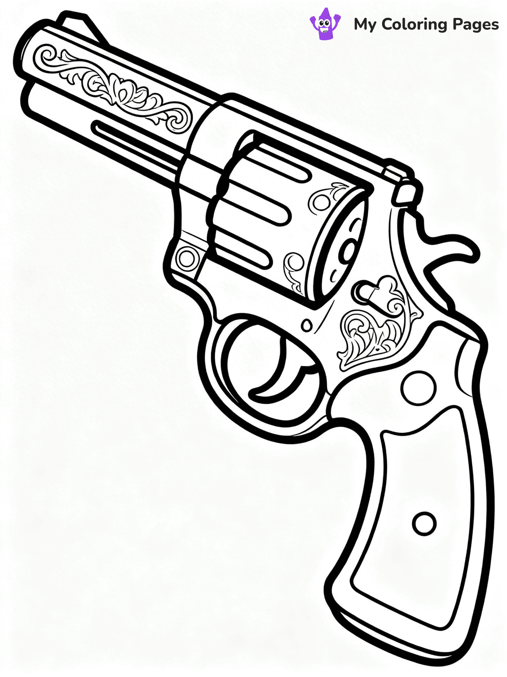 Nerf Gun Coloring Pages - 97