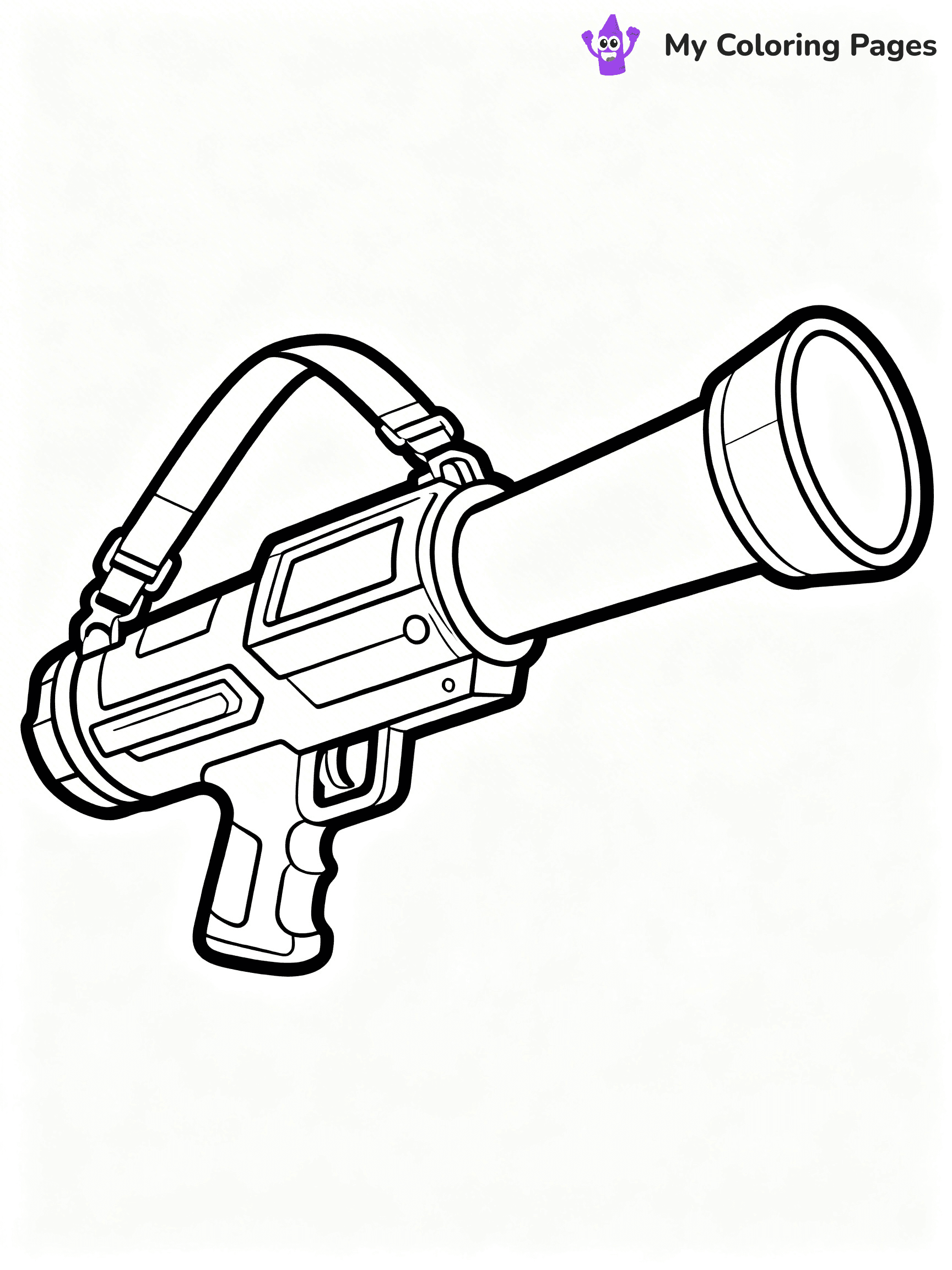Nerf Gun Coloring Pages - 44